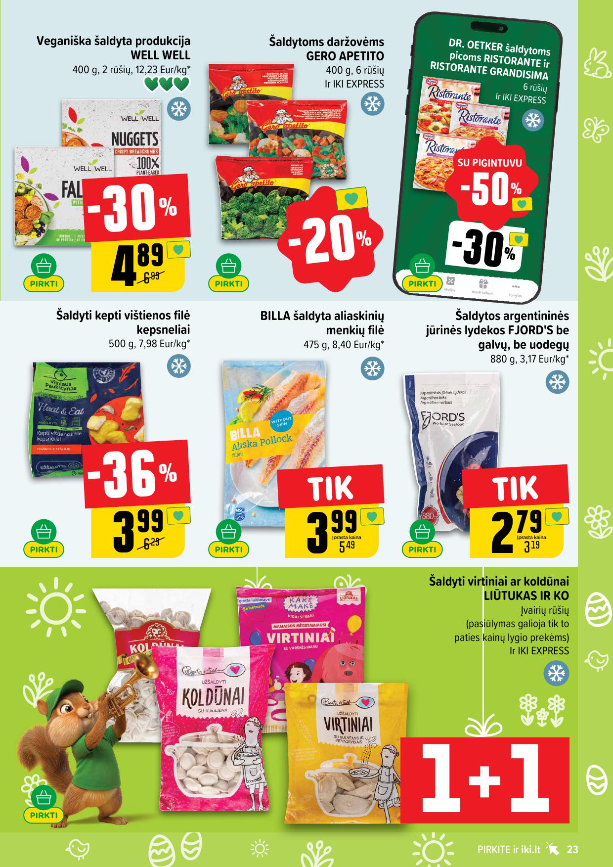 Naujausias IKI kaininis katalogas 2026.03.23 - 2026.03.29