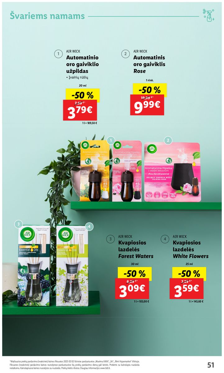 LIDL švaros prekių katalogas "Švaros festivalis" galioja nuo 2023.02.09
