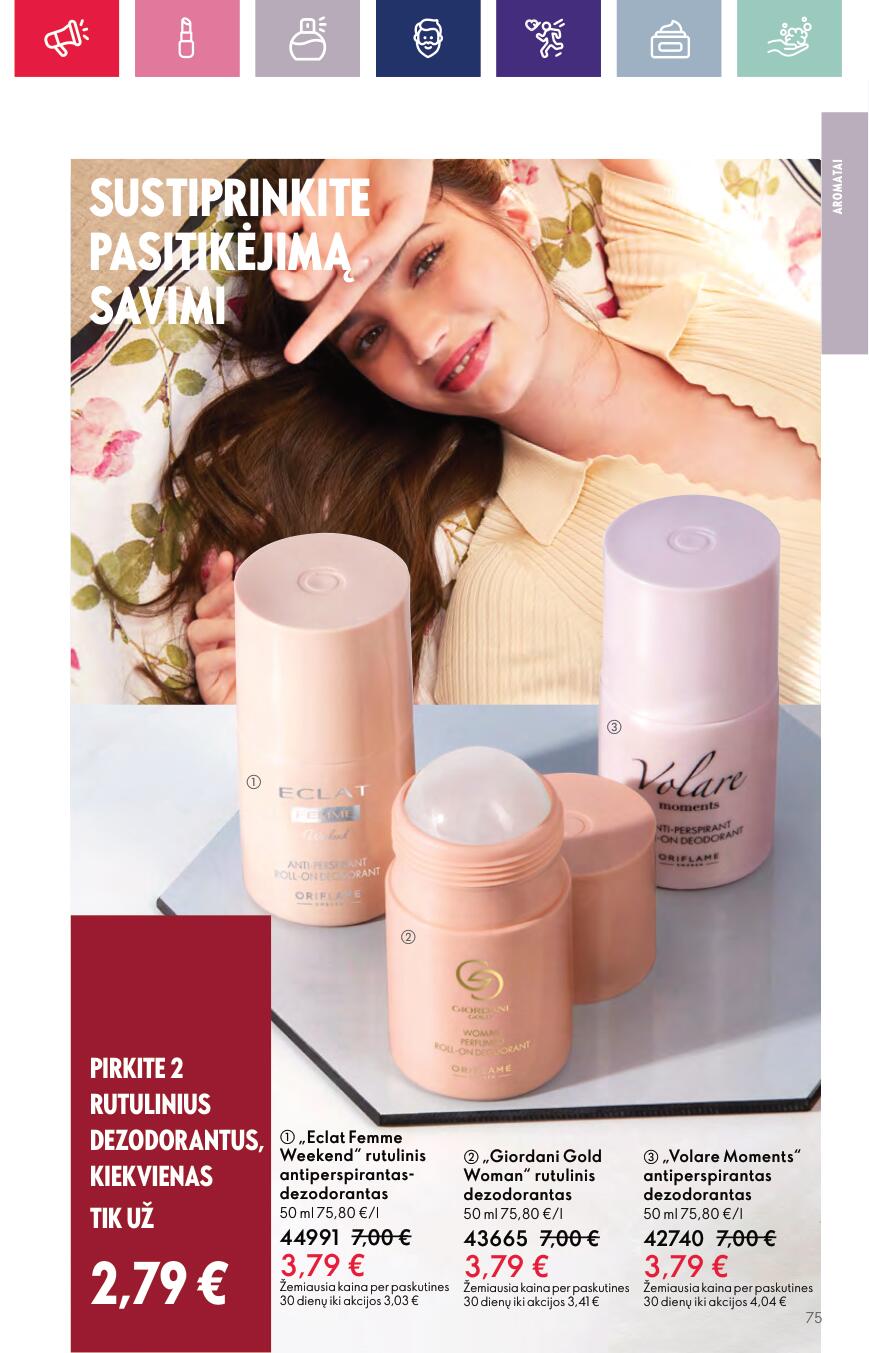 Naujas ORIFLAME katalogas galioja 2023.09.13 - 2023.10.03
