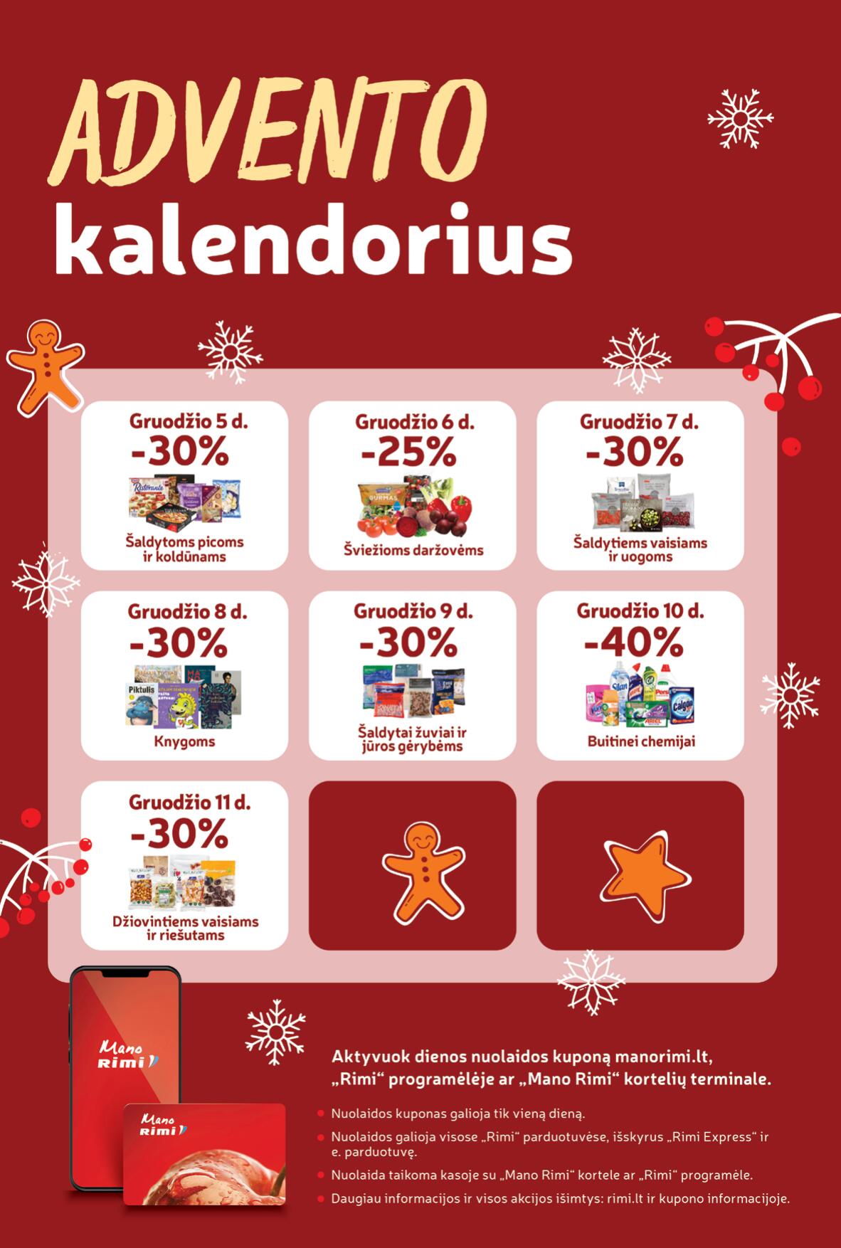 Naujausias RIMI kaininis katalogas 2023.12.05 - 2023.12.11