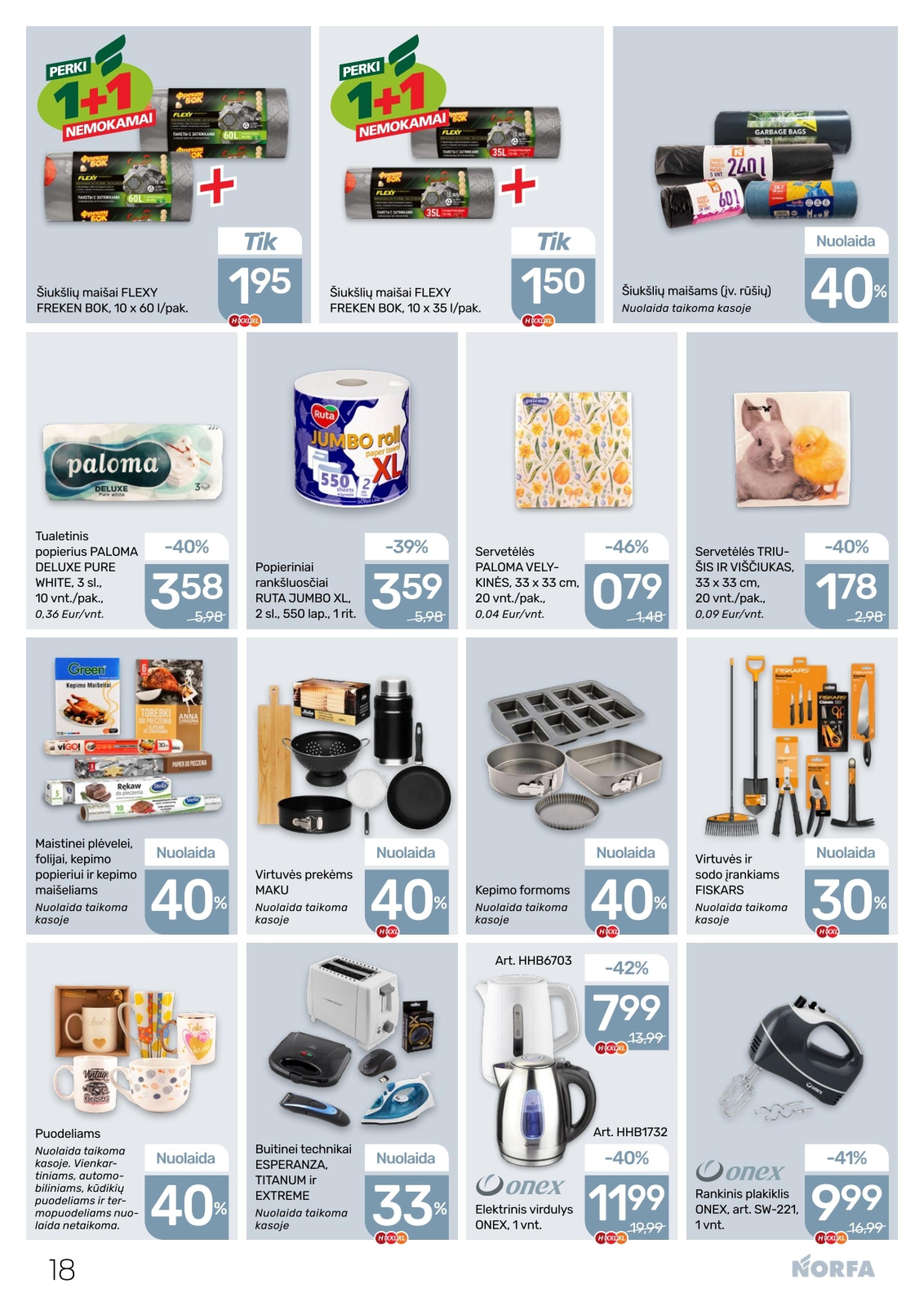 Naujausias NORFA kaininis katalogas 2026.04.02 - 2026.04.15