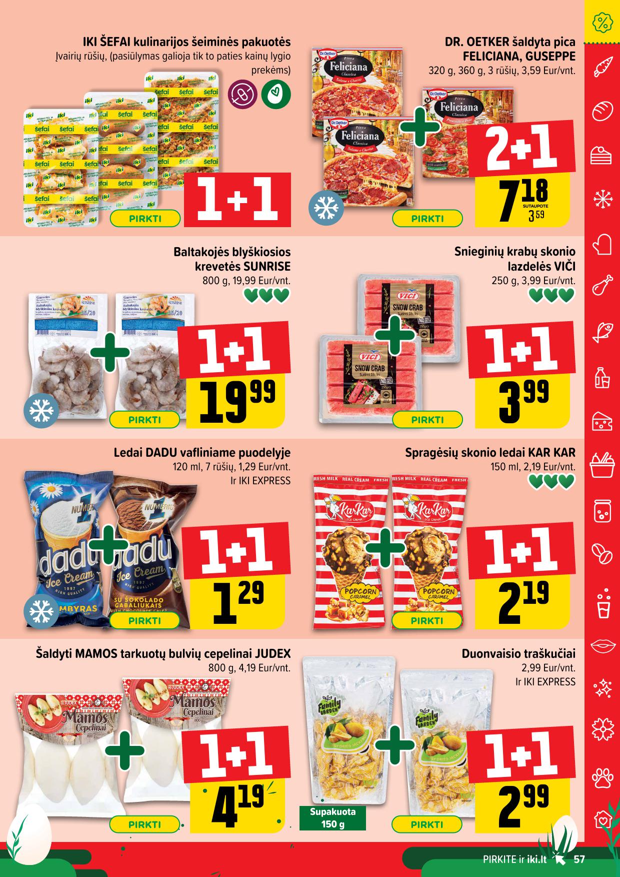 IKI SAVAITĖLĖ akcijų ir nuolaidų leidinys Nr.15 2025.04.07 - 2025.04.13