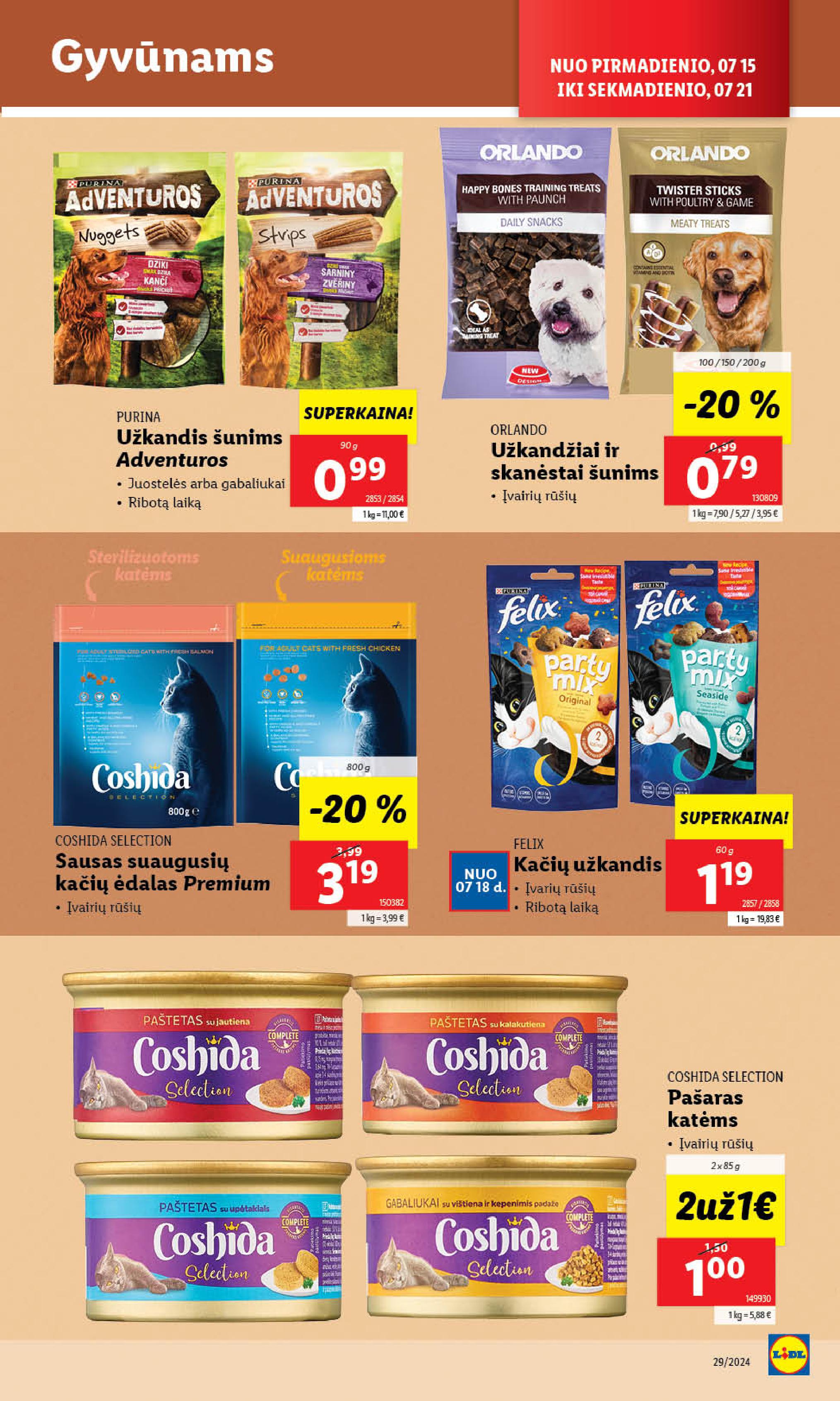 Naujausias LIDL kaininis katalogas 2024.07.15 - 2024.07.21