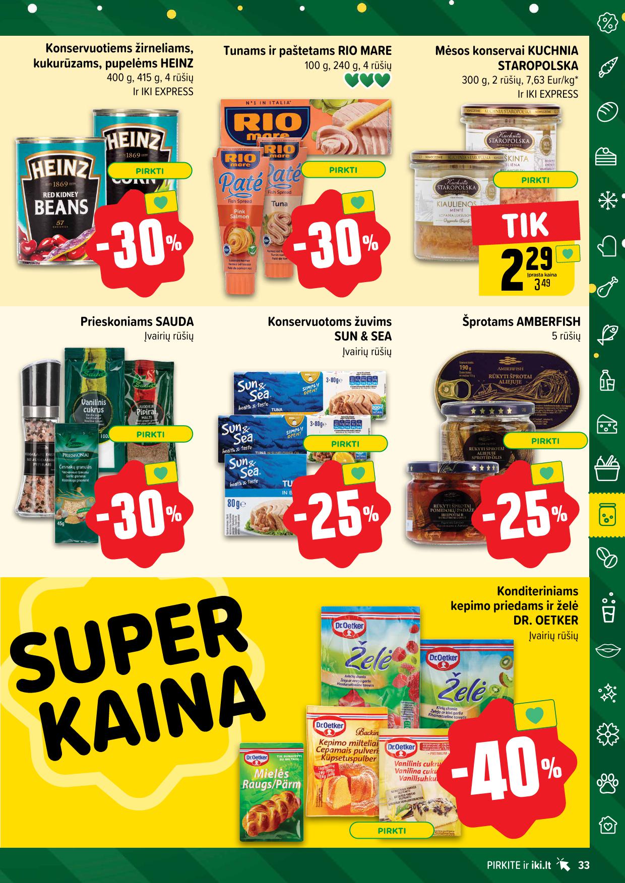Naujausias IKI kaininis katalogas 2024.11.25 - 2024.12.01