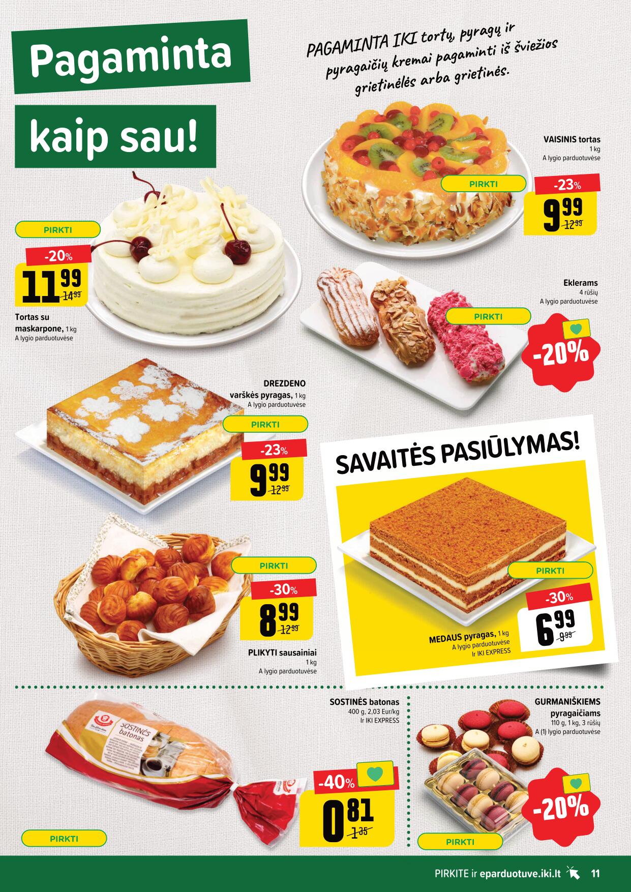Naujausias IKI kaininis katalogas 2023.04.10 - 2023.04.16