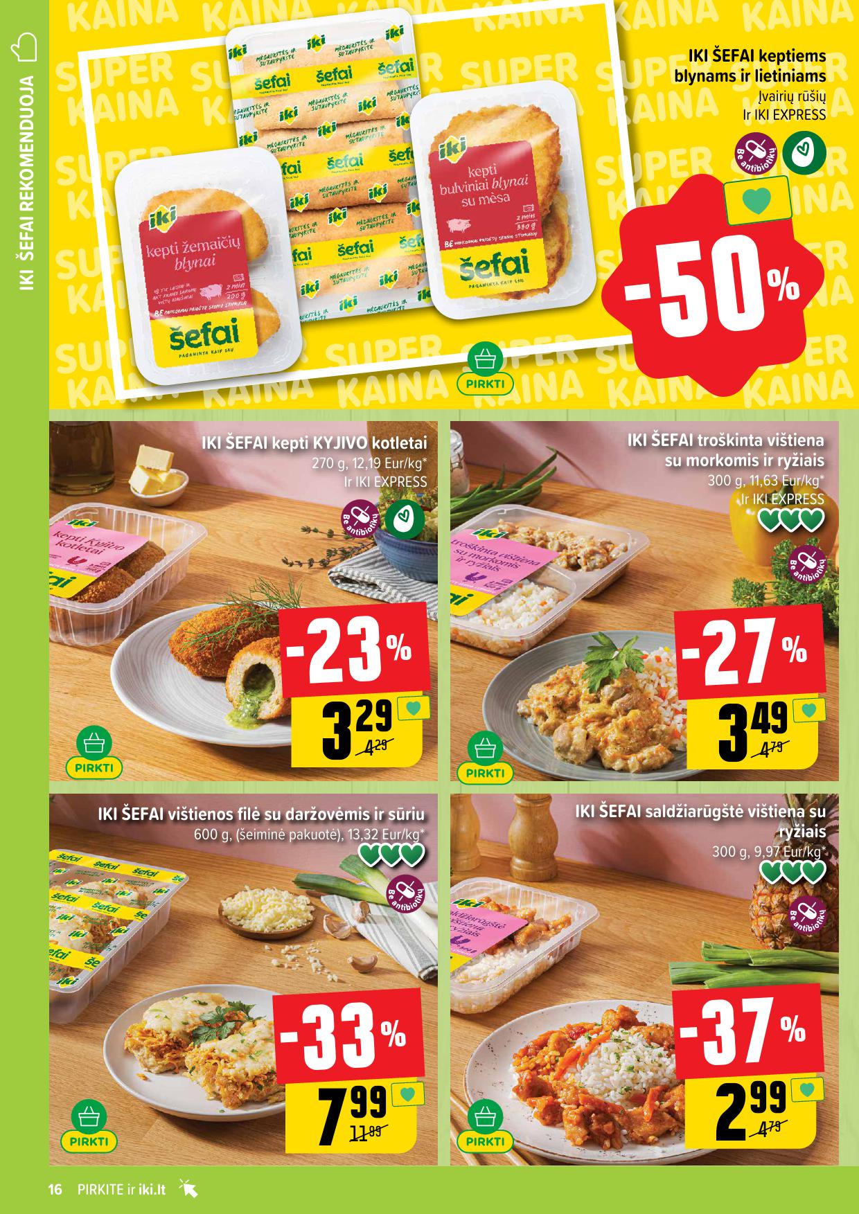 Naujausias IKI kaininis katalogas 2026.02.16 - 2026.02.22