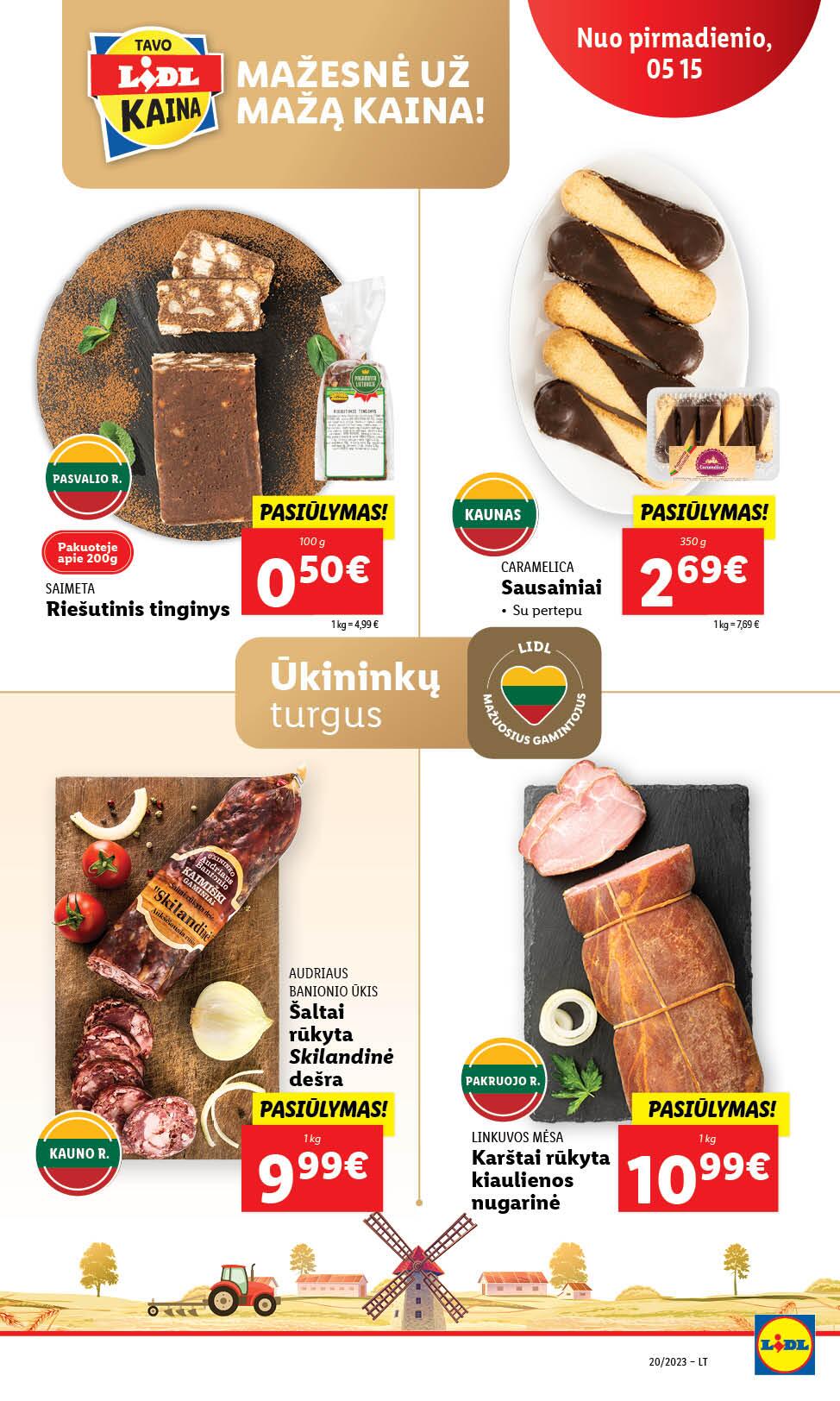 Naujausias LIDL kaininis katalogas 2023.05.15 - 2023.05.21