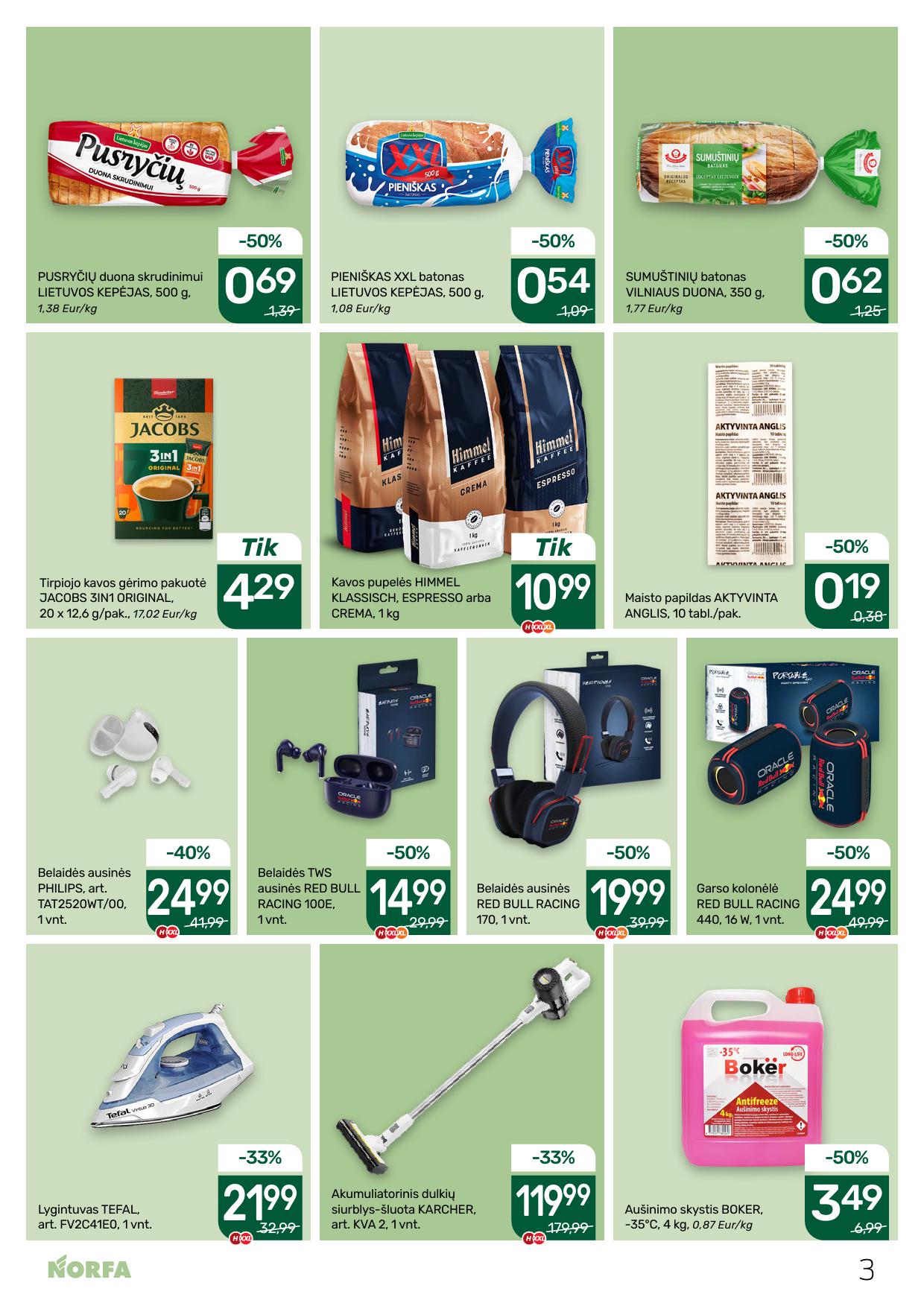 Naujausias NORFA kaininis katalogas 2026.03.05 - 2026.03.18