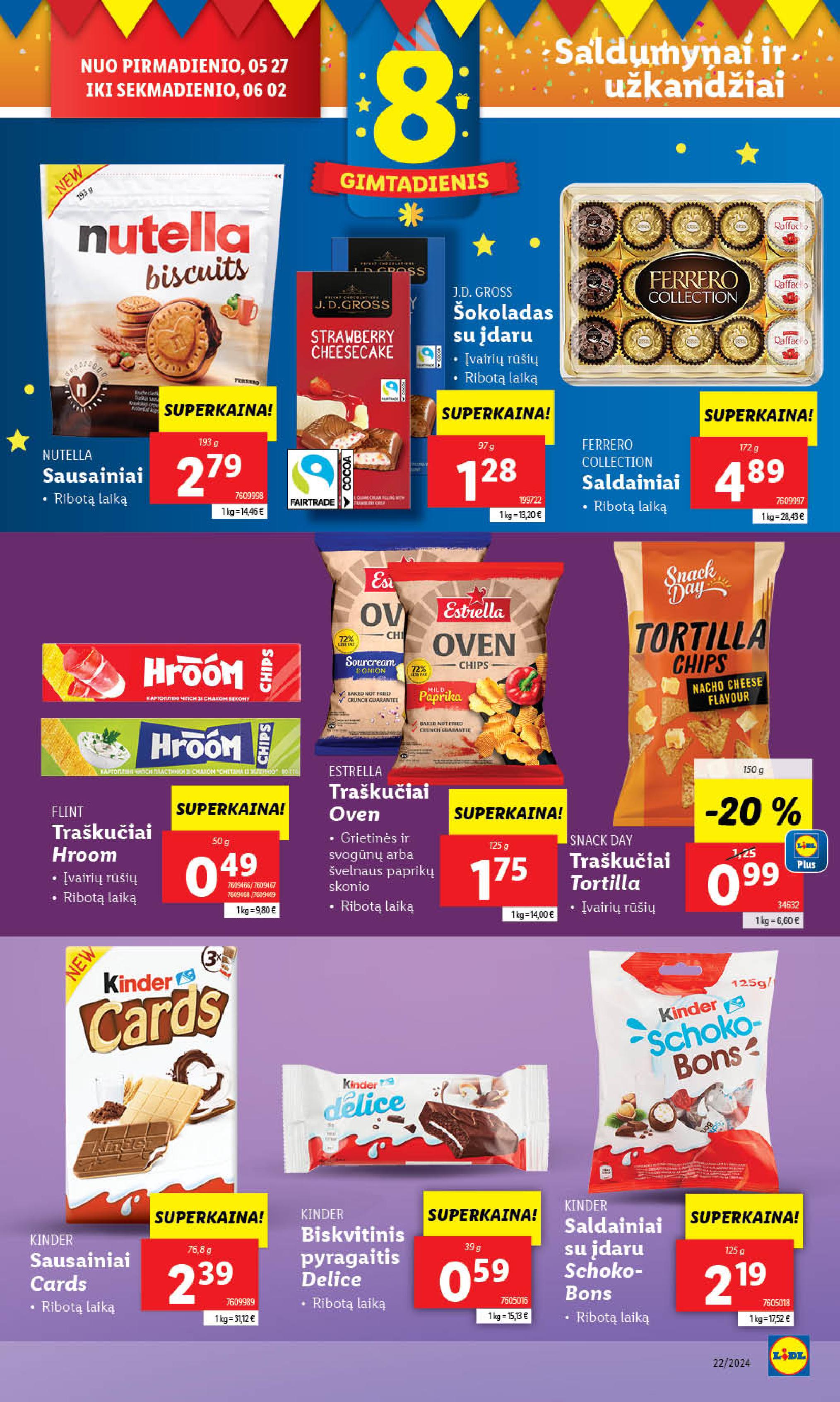 Naujausias LIDL kaininis katalogas 2024.05.27 - 2024.06.02