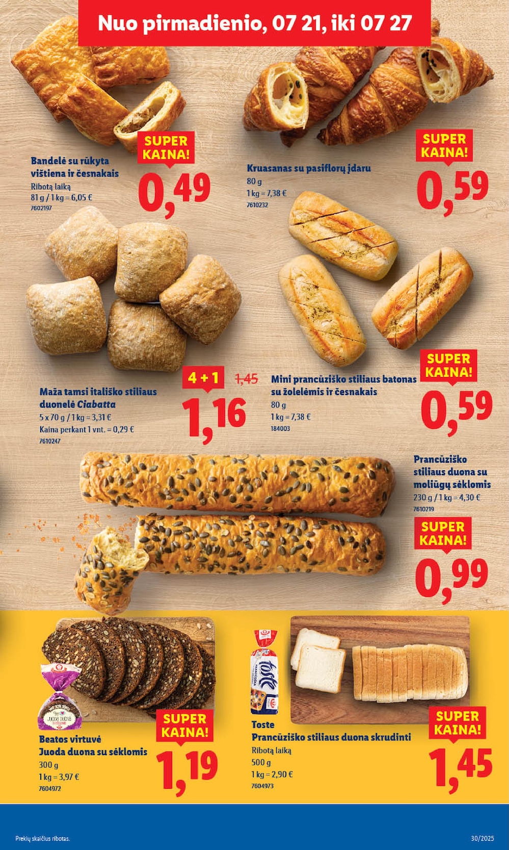Naujausias LIDL kaininis katalogas 2025.07.21 - 2025.07.27