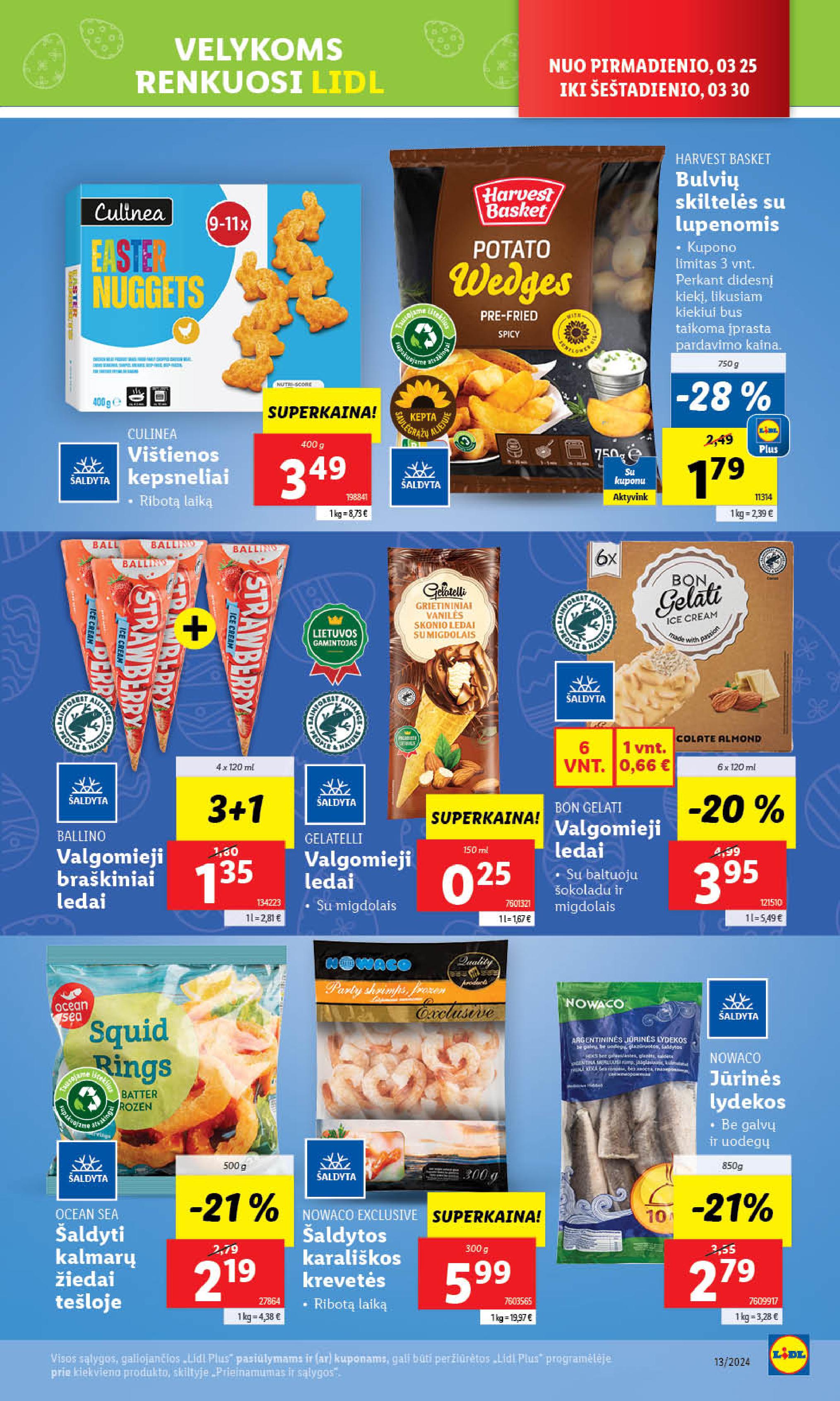 Naujausias LIDL kaininis katalogas 2024.03.25 - 2024.03.30