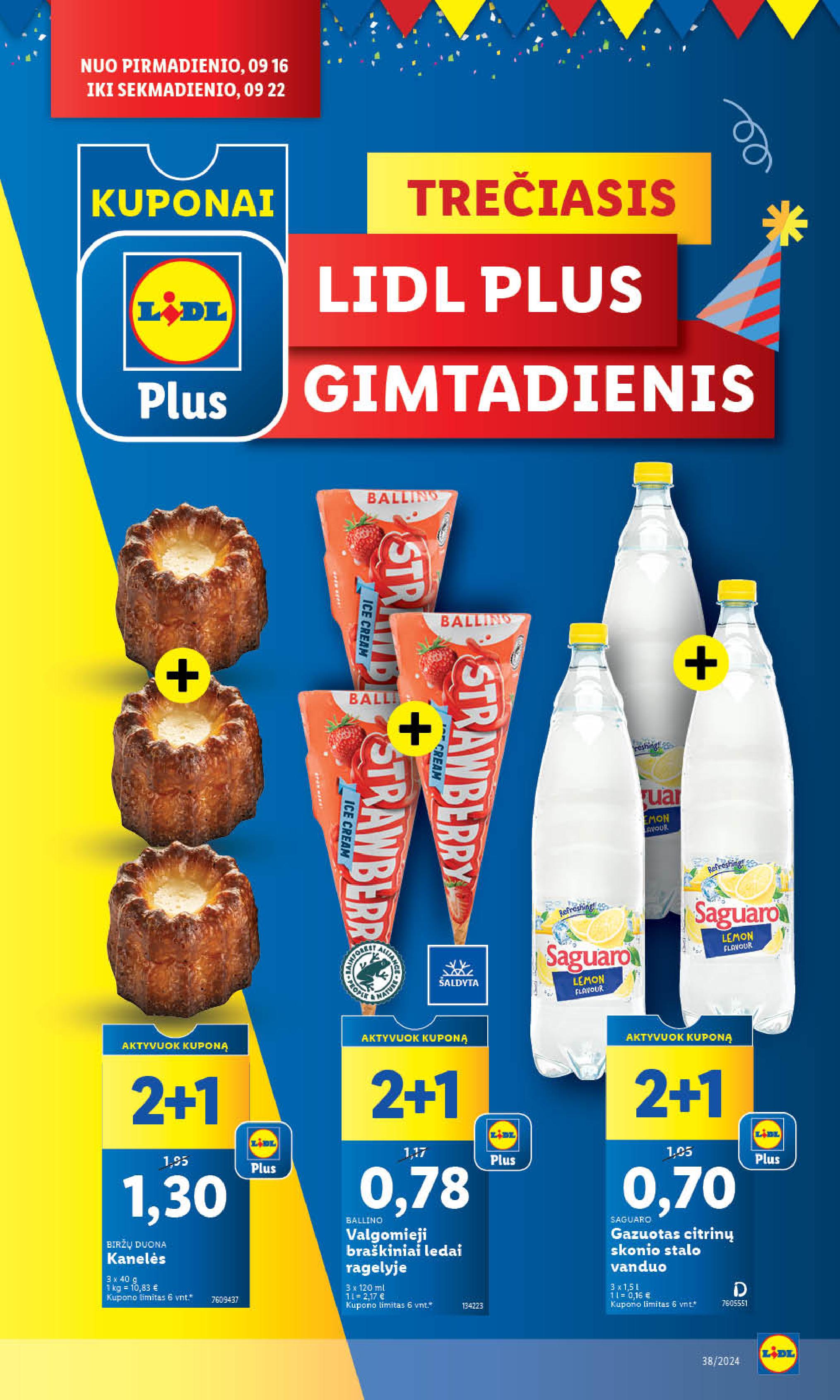 Naujausias LIDL kaininis katalogas 2024.09.16 - 2024.09.22
