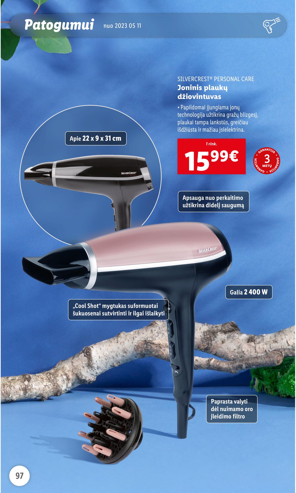 LIDL prekių katalogas "Grožio festivalis" galioja nuo 2023.05.01