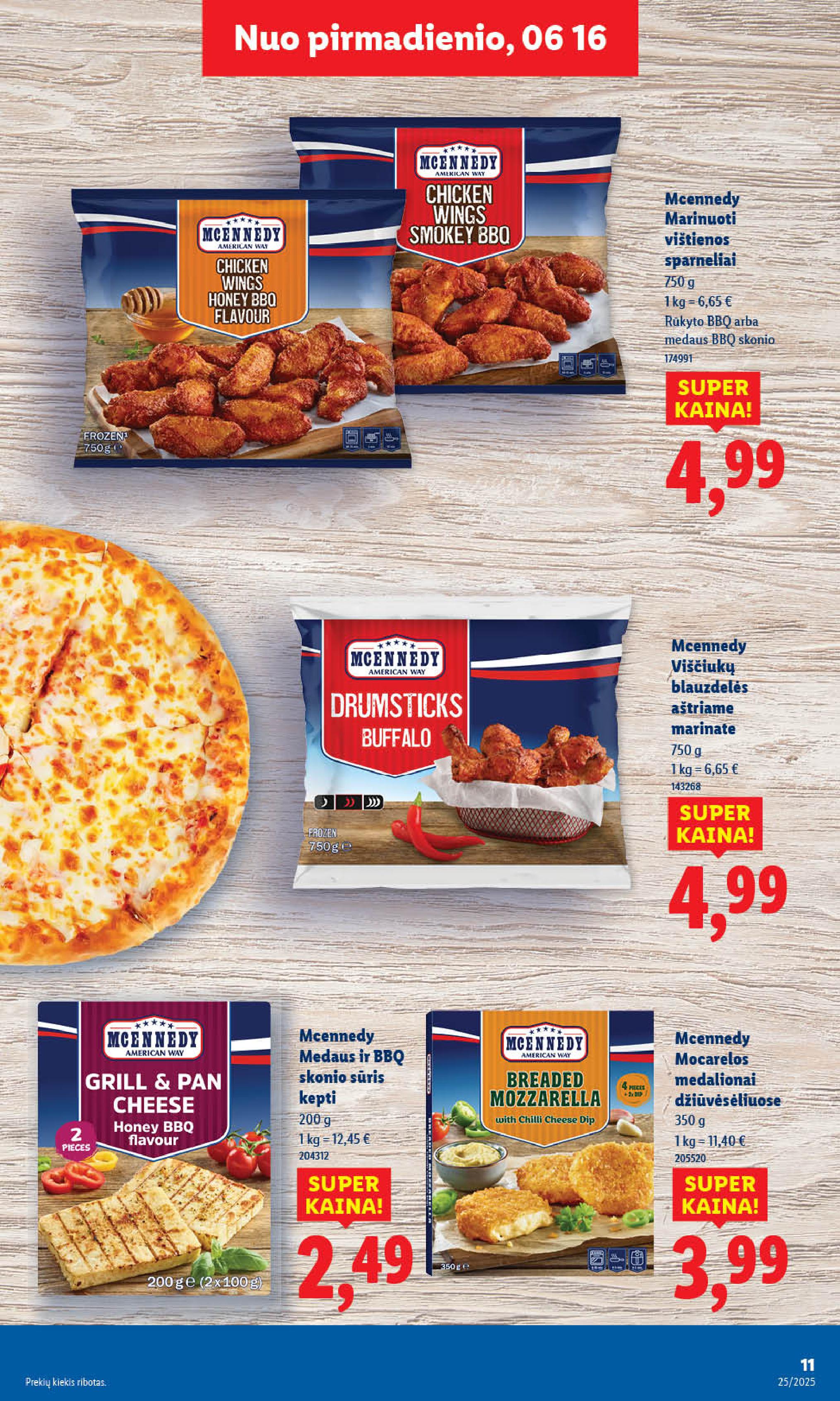 LIDL akcijų ir nuolaidų leidinys 2025.06.16 - 2025.06.22