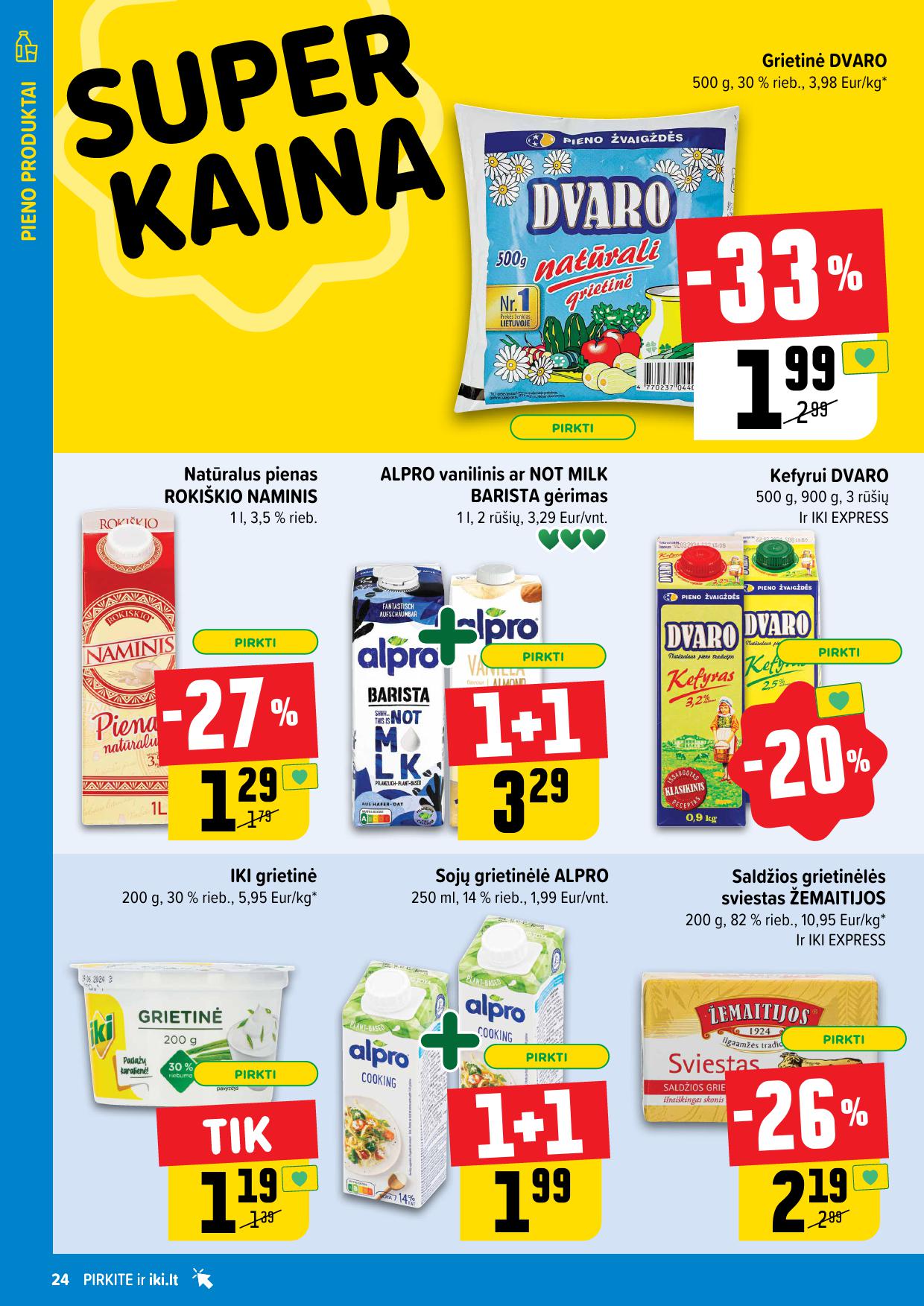Naujausias IKI kaininis katalogas 2025.01.06 - 2025.01.12