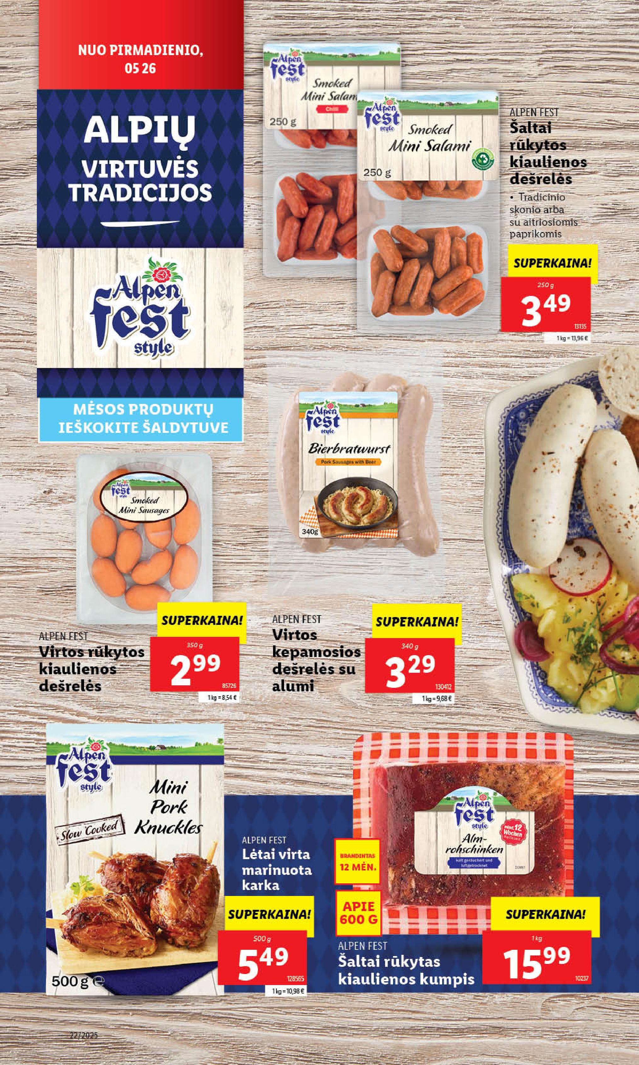 Naujausias LIDL kaininis katalogas 2025.05.26 - 2025.06.01