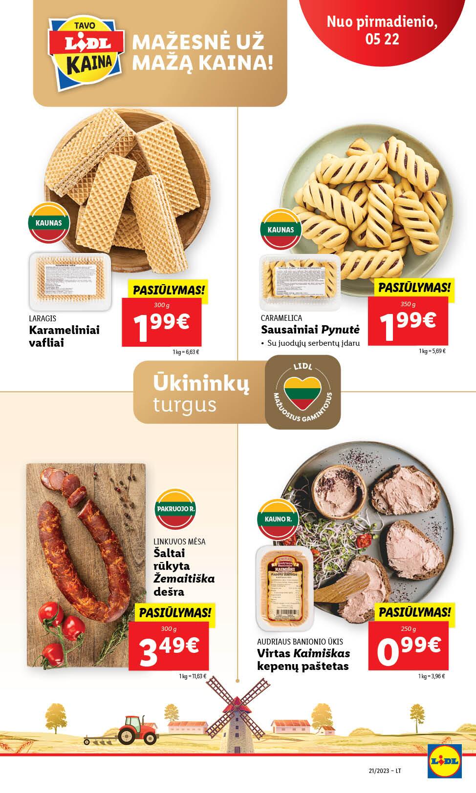 Naujausias LIDL kaininis katalogas 2023.05.22 - 2023.05.28