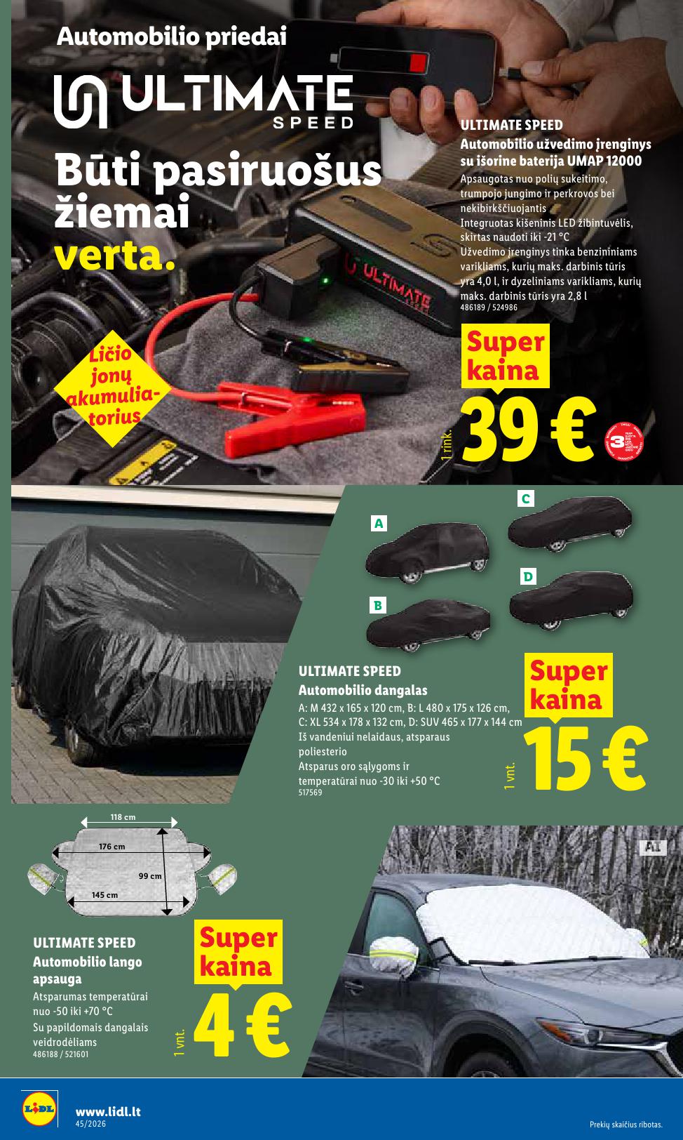 LIDL ne maisto prekių leidinys 2026.11.02 - 2026.11.08