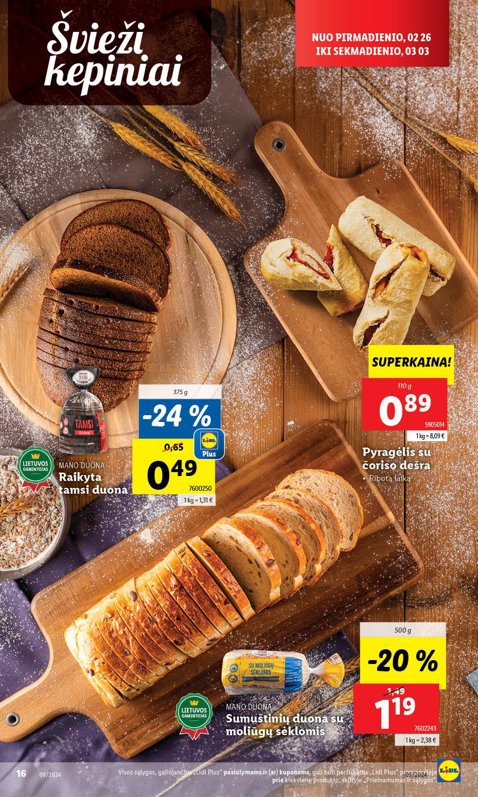 Naujausias LIDL kaininis katalogas 2024.02.26 - 2024.03.03