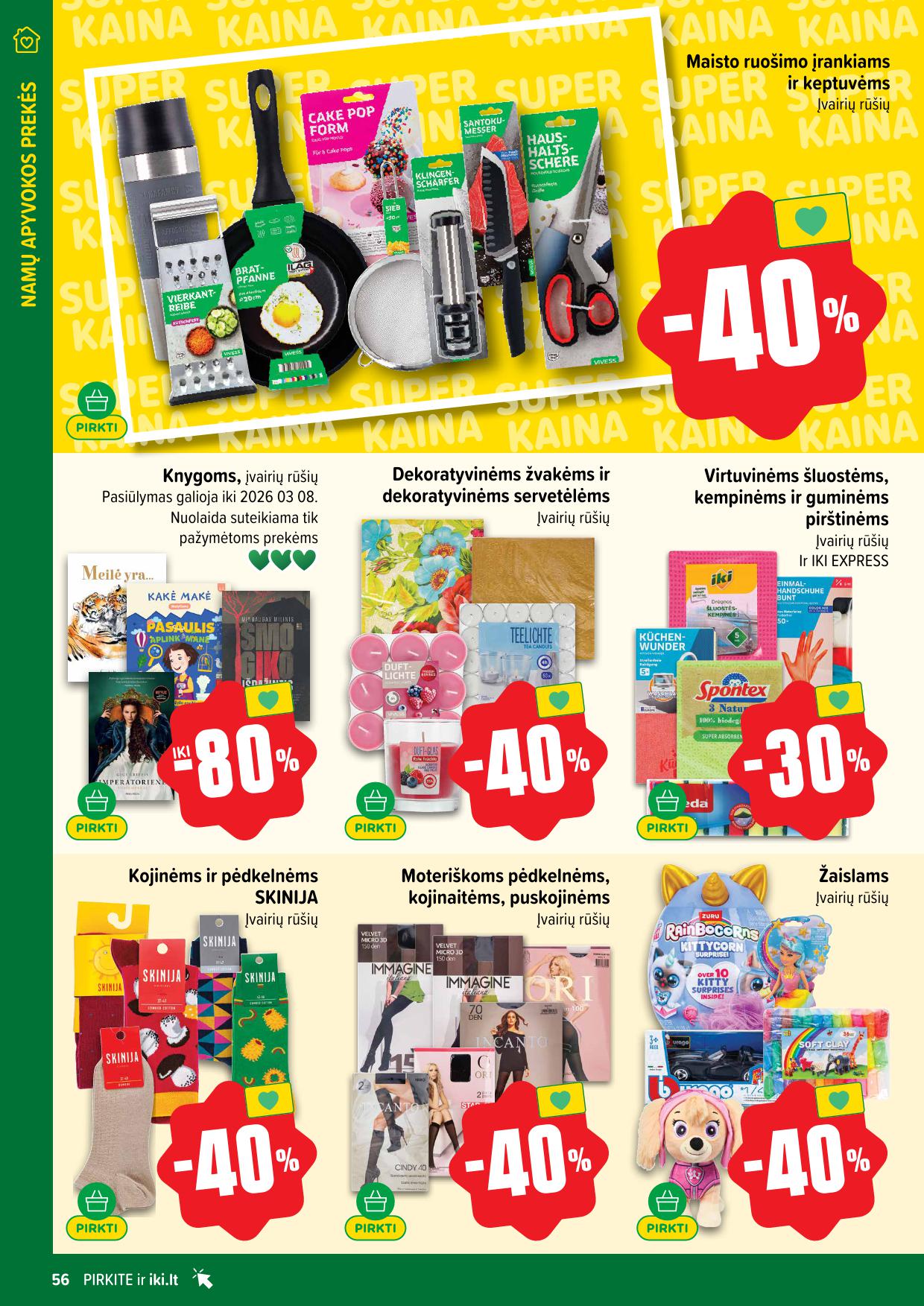 Naujausias IKI kaininis katalogas 2026.02.09 - 2026.02.15