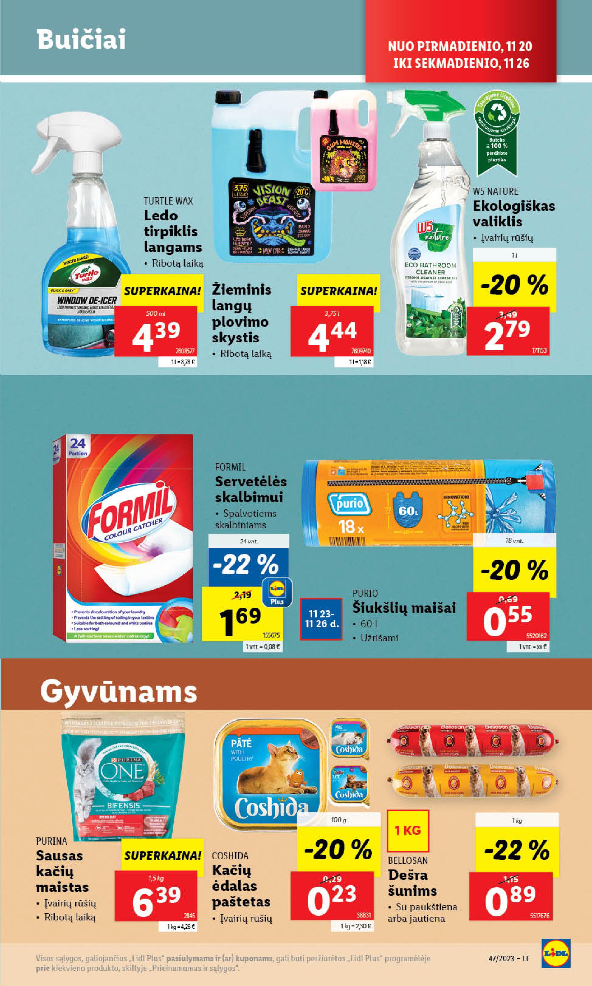 Naujausias LIDL kaininis katalogas 2023.11.20 - 2023.11.26