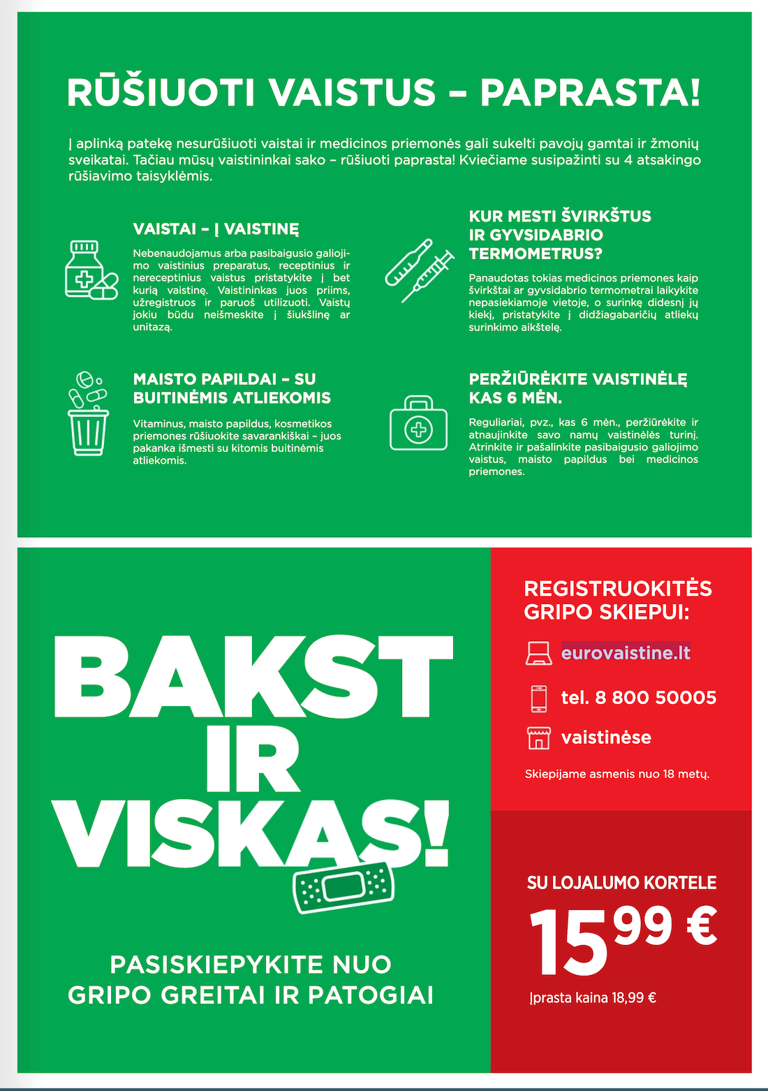 EUROVAISTINĖ akcijų ir nuolaidų leidinys 2025.02.01 - 2025.02.28
