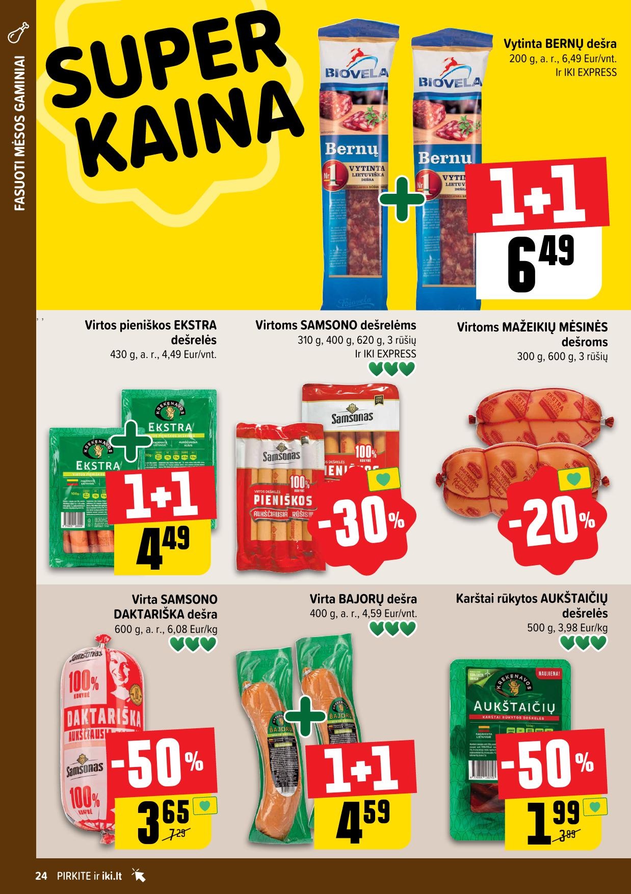 Naujausias IKI kaininis katalogas 2024.08.19 - 2024.08.25