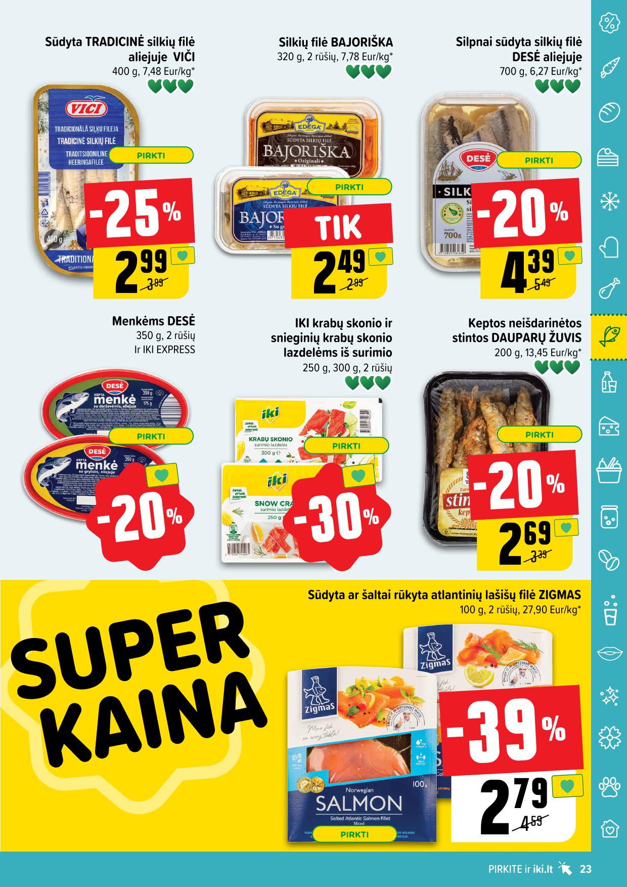 Naujausias IKI kaininis katalogas 2025.01.06 - 2025.01.12