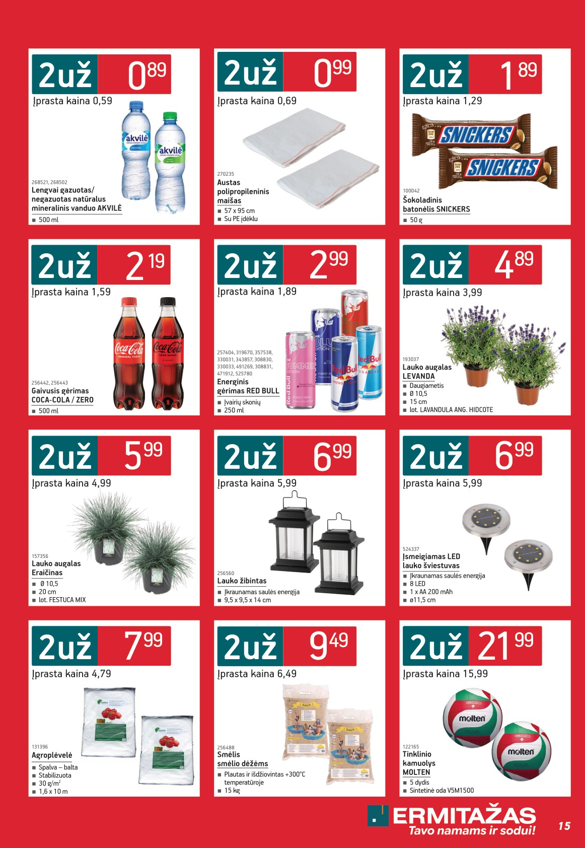 ERMITAŽAS akcijų ir nuolaidų leidinys 2026.04.01 - 2026.05.03