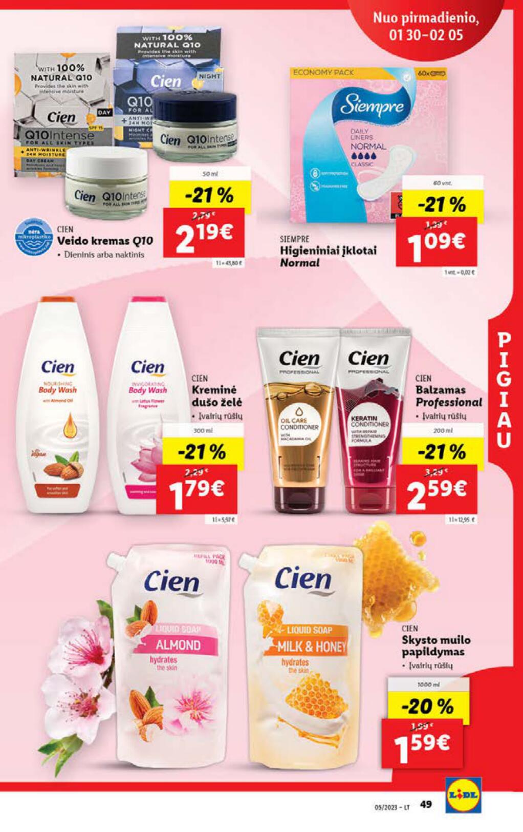Naujausias LIDL kaininis katalogas 2023.01.30 - 2023.02.05