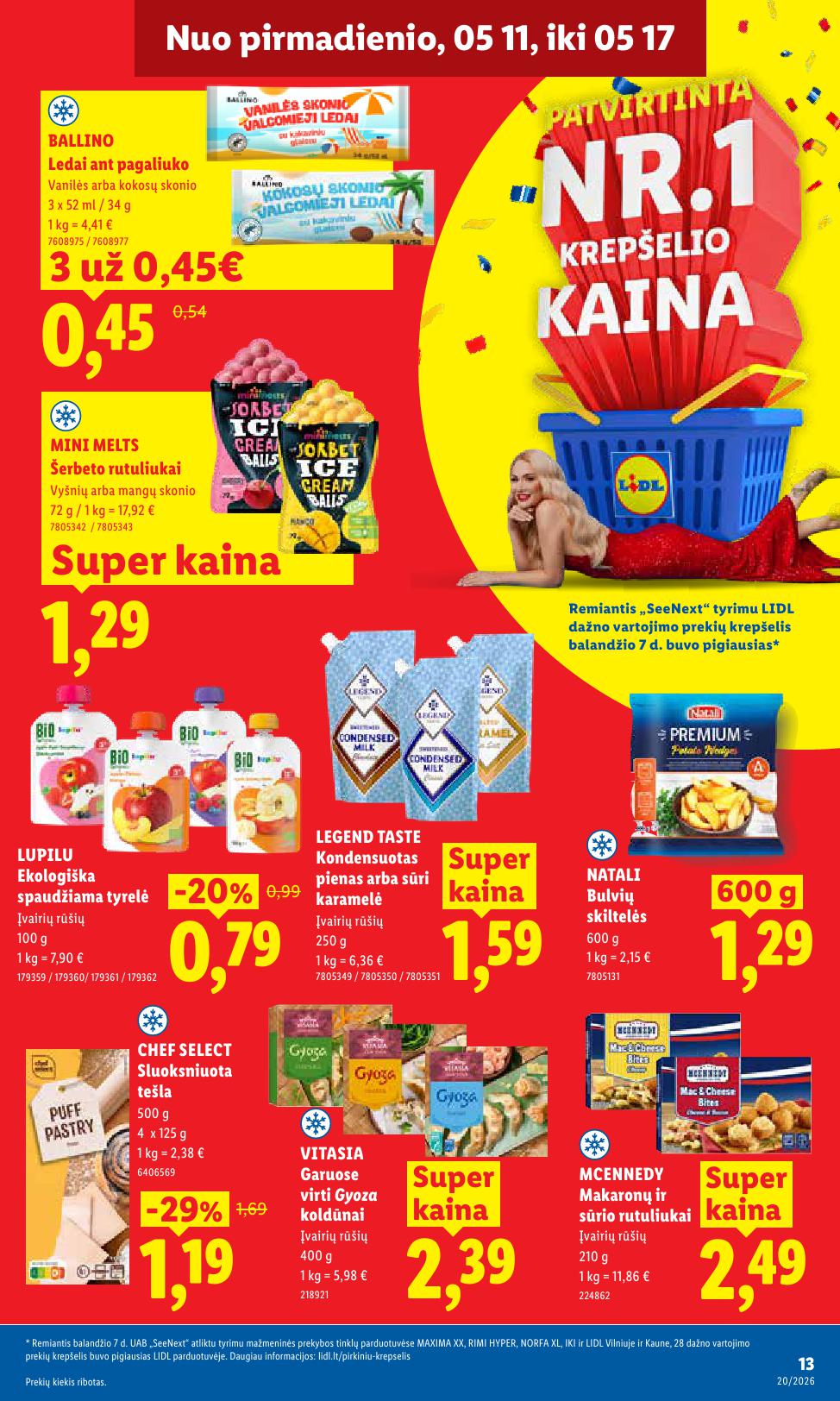 Naujausias LIDL kaininis katalogas 2026.05.11 - 2026.05.17