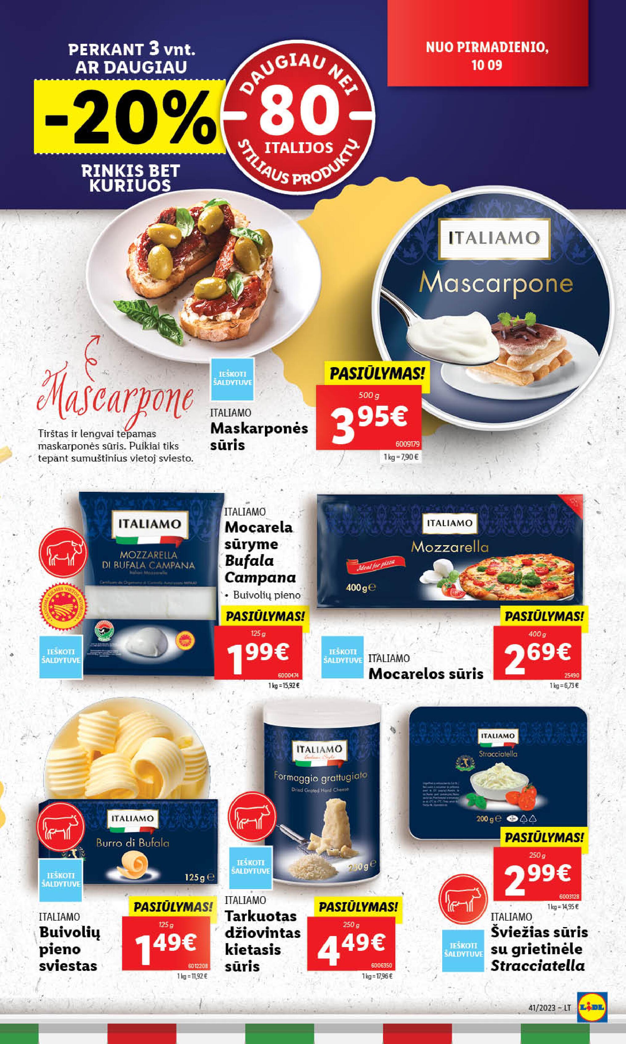 Naujausias LIDL kaininis katalogas 2023.10.09 - 2023.10.15
