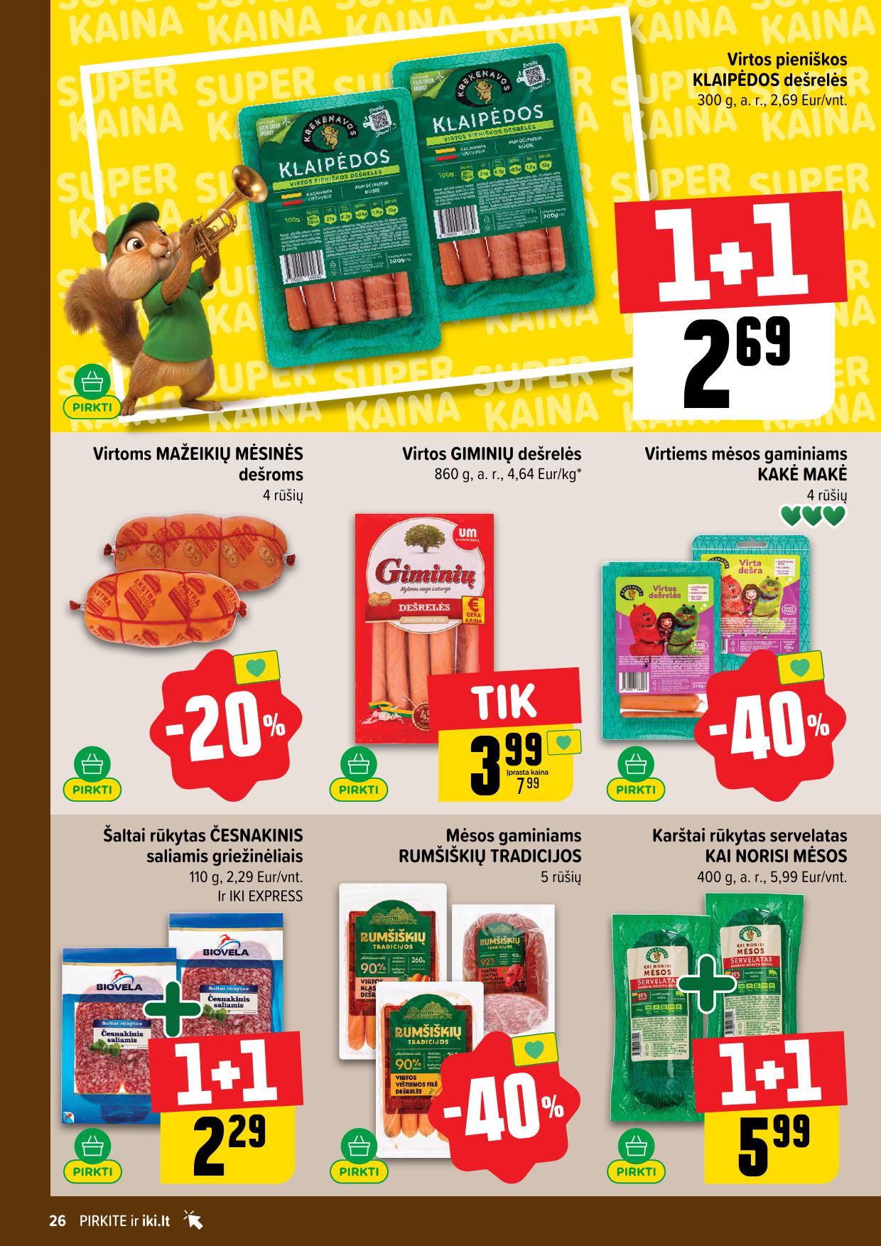 Naujausias IKI kaininis katalogas 2026.04.06 - 2026.04.12