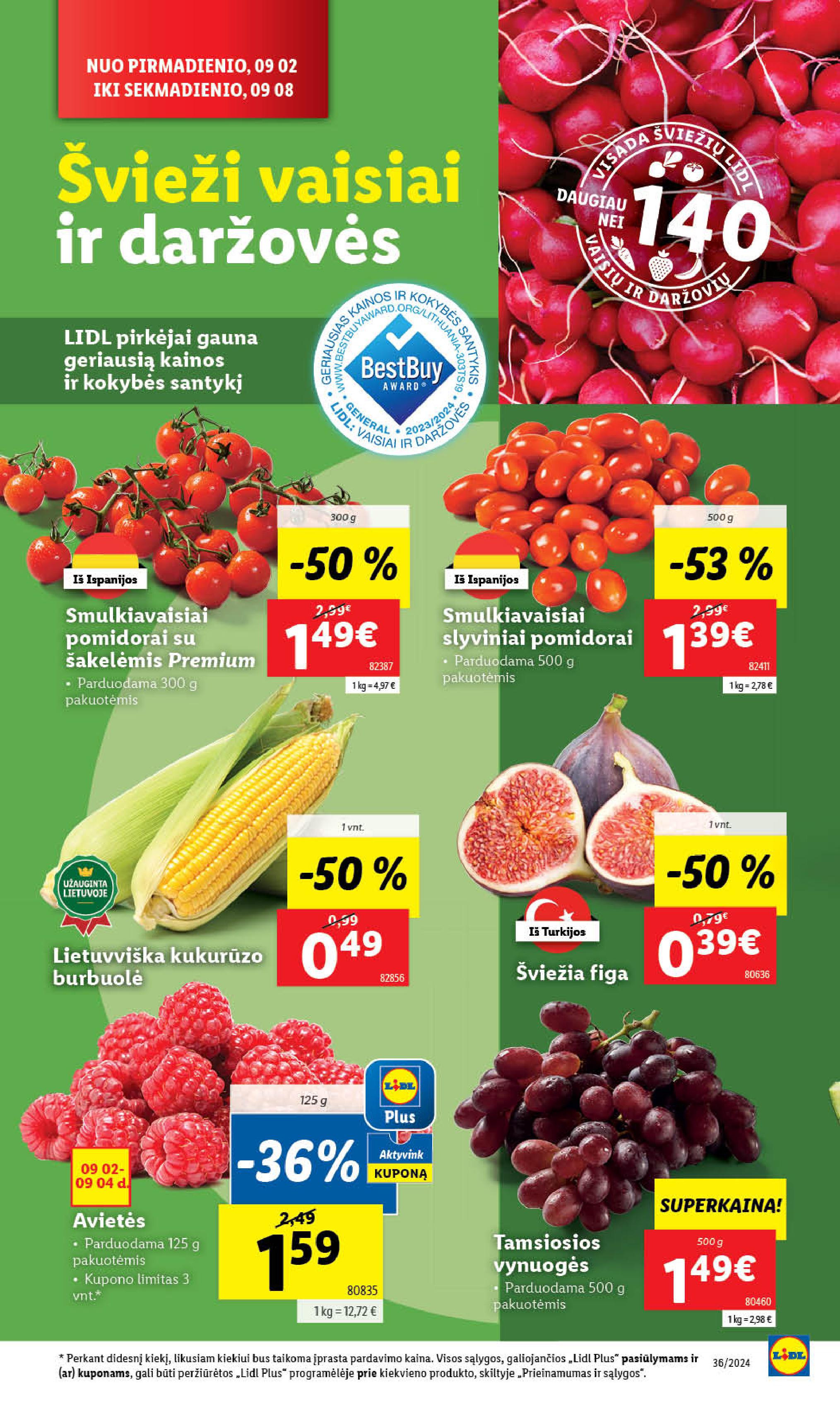 Naujausias LIDL kaininis katalogas 2024.09.02 - 2024.09.08