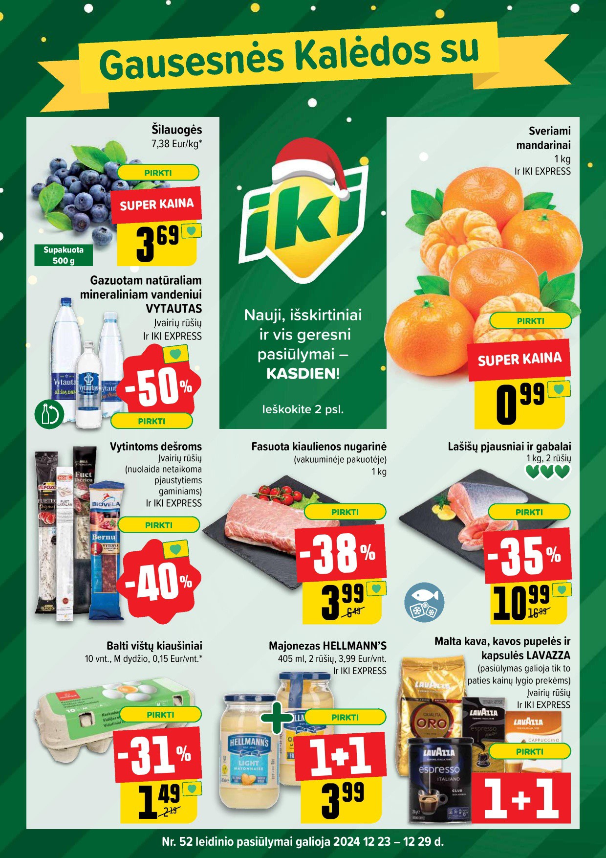 Naujausias IKI kaininis katalogas 2024.12.23 - 2024.12.29