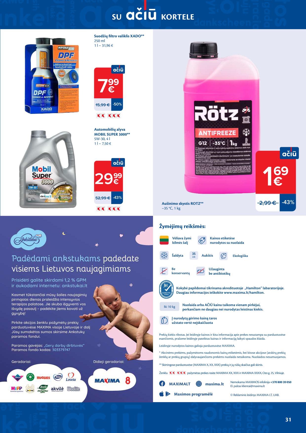 Naujausias MAXIMA kaininis katalogas 2026.03.17 - 2026.03.23