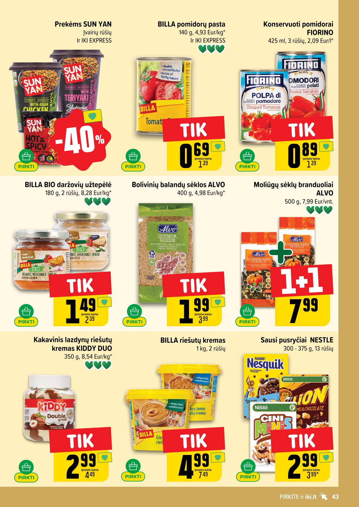 Naujausias IKI kaininis katalogas 2026.04.13 - 2026.04.19