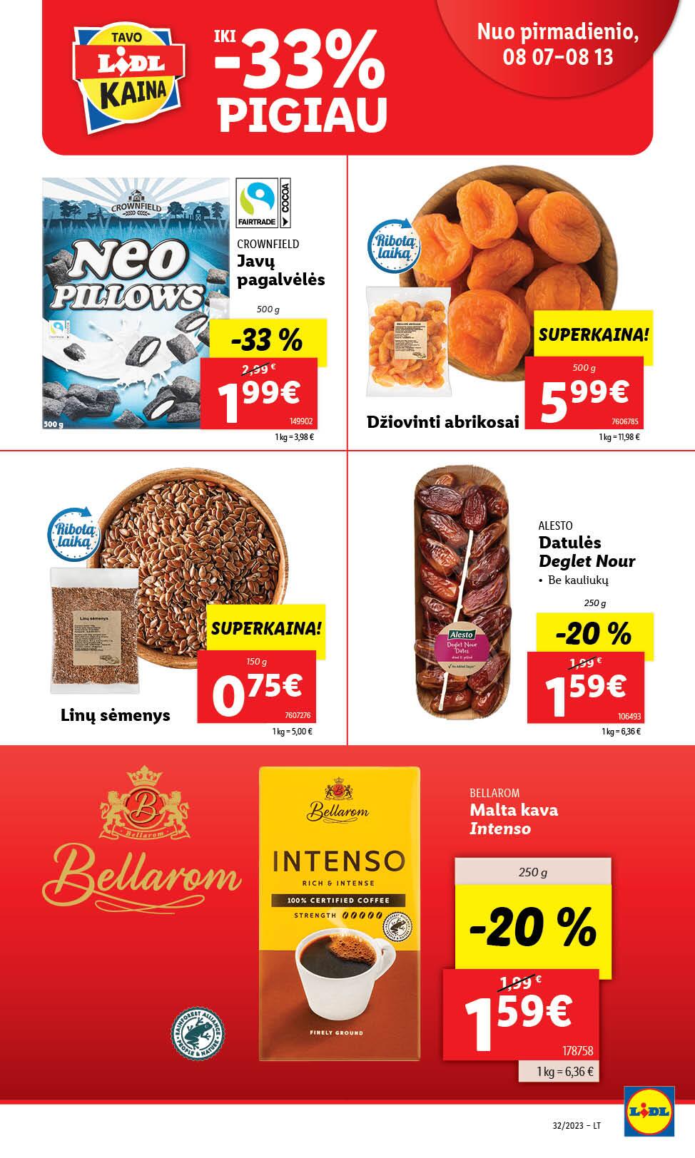 Naujausias LIDL kaininis katalogas 2023.08.07 - 2023.08.13