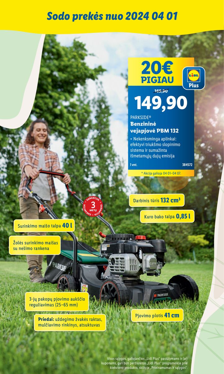 LIDL SODO PREKIŲ KATALOGAS "Visi į sodą"