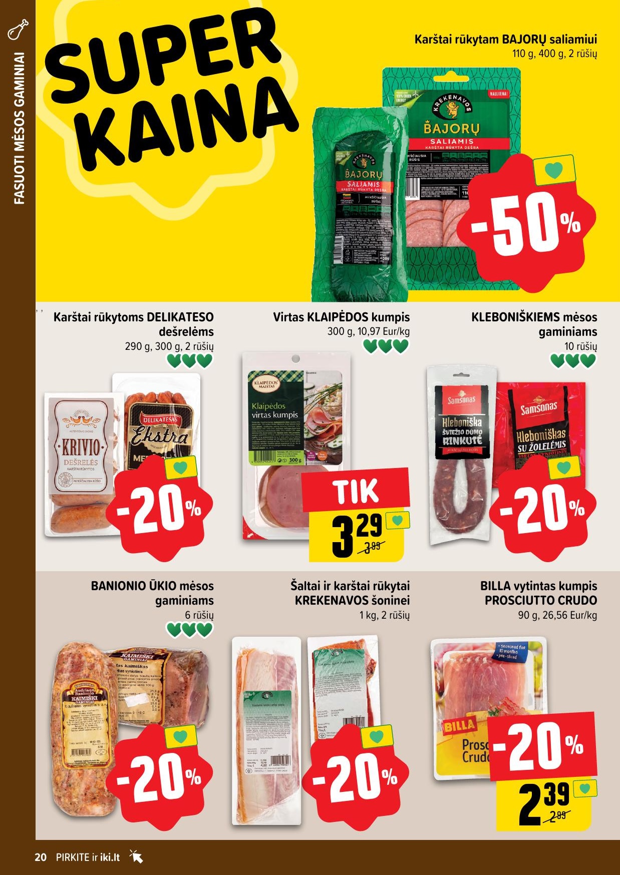 Naujausias IKI kaininis katalogas 2024.05.20 - 2024.05.26
