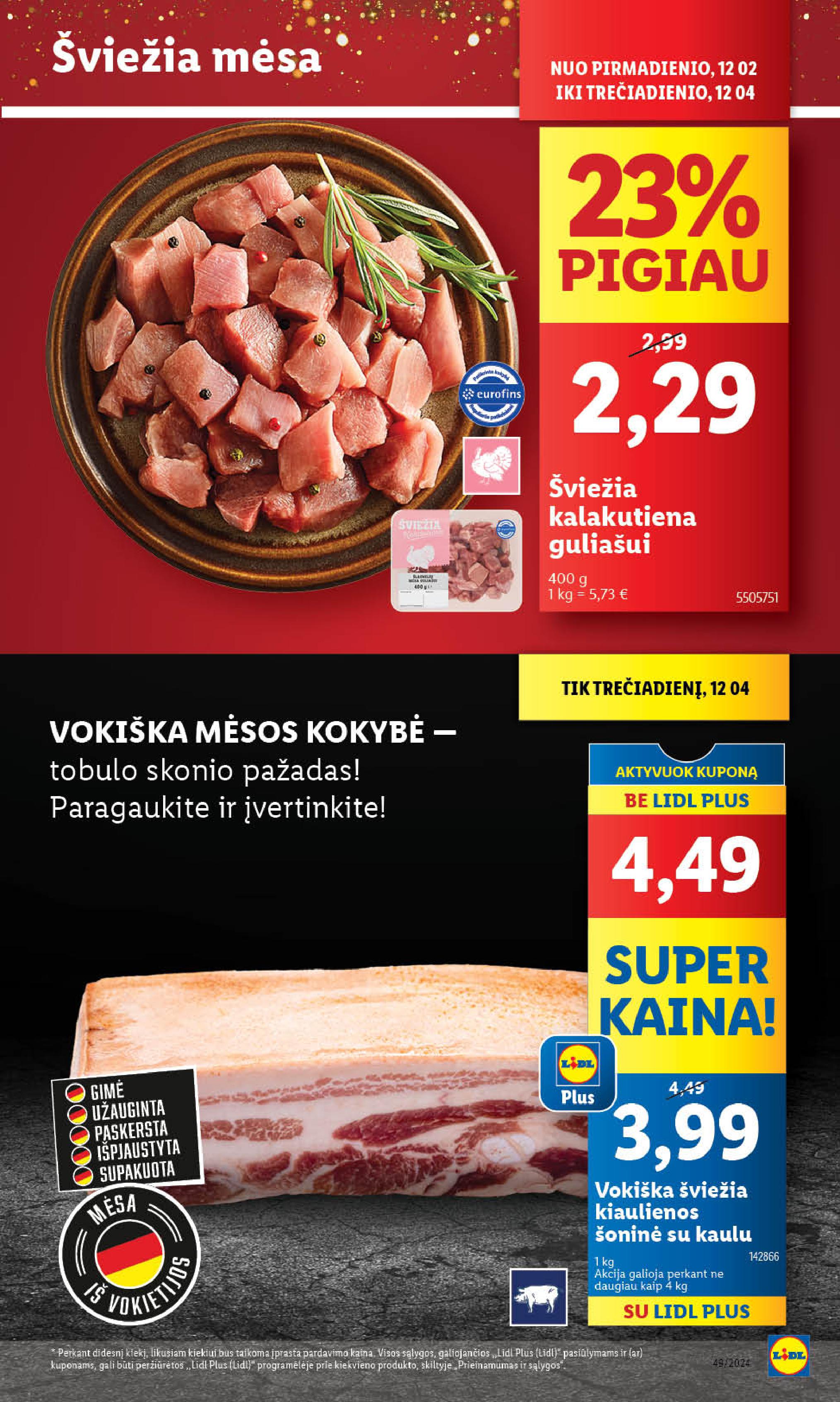 Naujausias LIDL kaininis katalogas 2024.12.02 - 2024.12.08