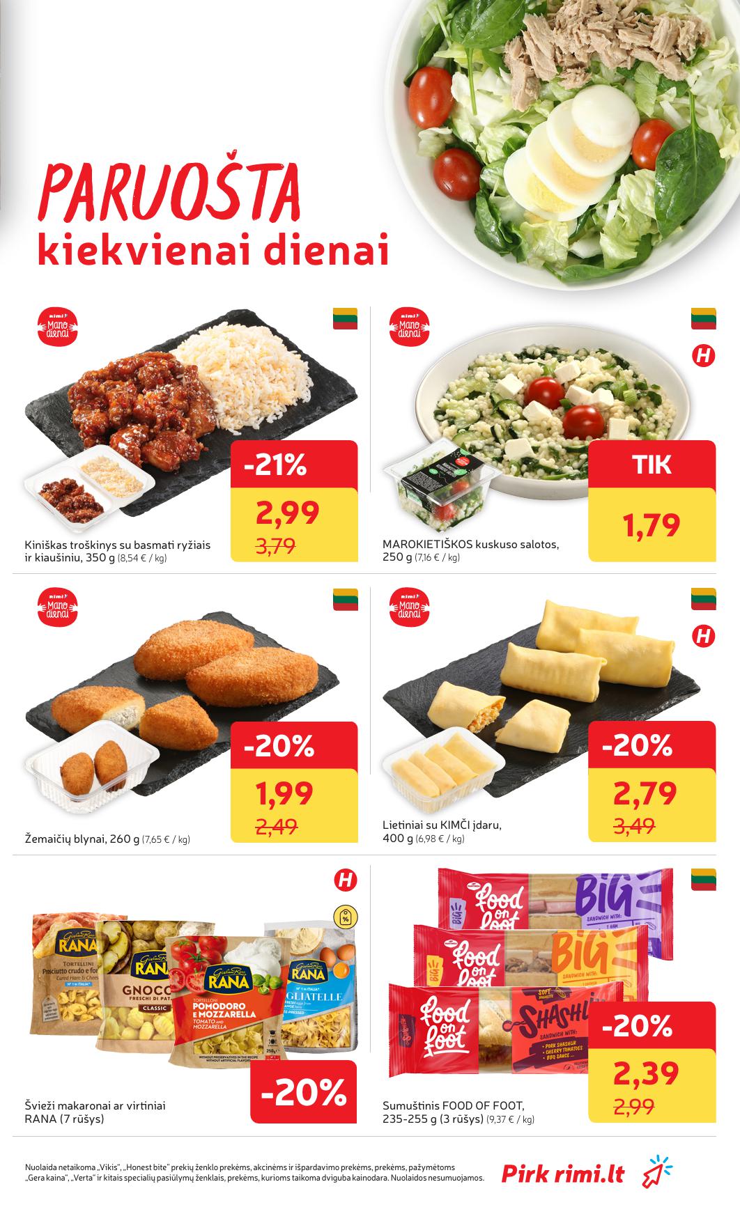 Naujausias RIMI kaininis katalogas 2026.03.17 - 2026.03.23