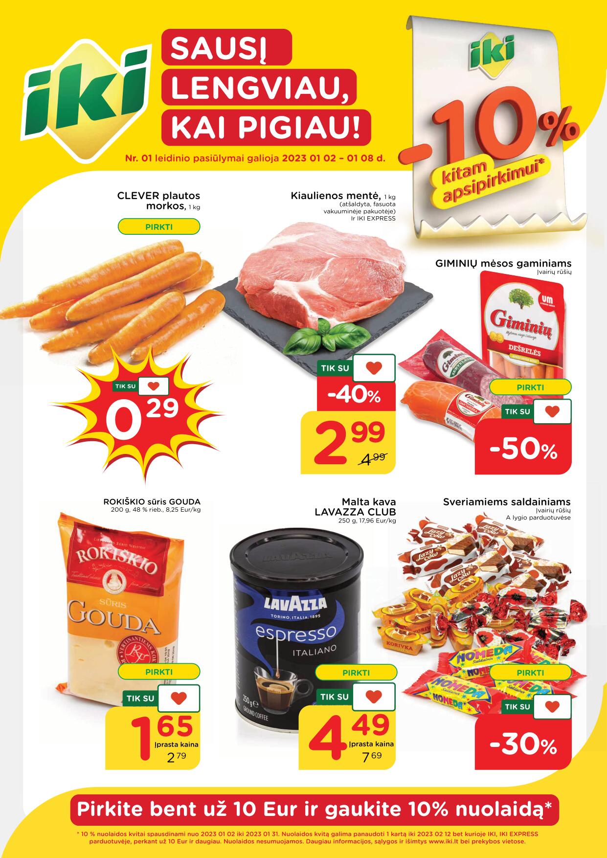 Naujausias IKI kaininis katalogas 2023.01.02 - 2023.01.08