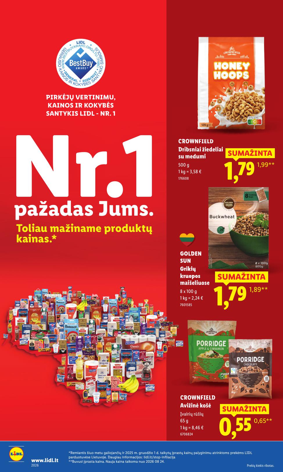 LIDL nuolaidų katalogas "Nr.1 Pažadas Jums"