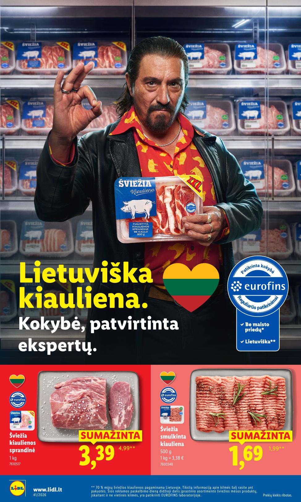 Naujausias LIDL kaininis katalogas 2026.10.05 - 2026.10.11