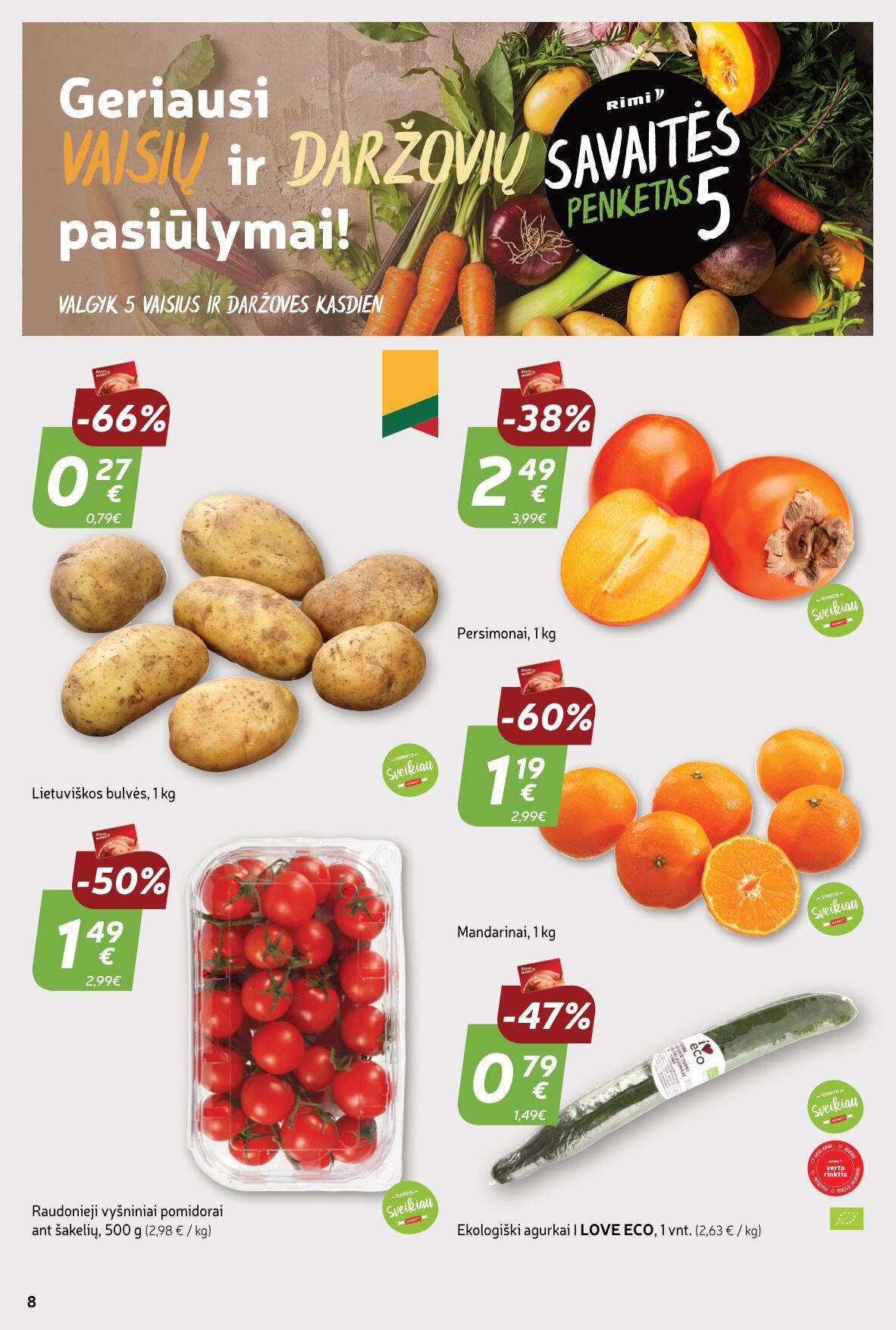 Naujausias RIMI kaininis katalogas 2023.10.24 - 2023.10.30