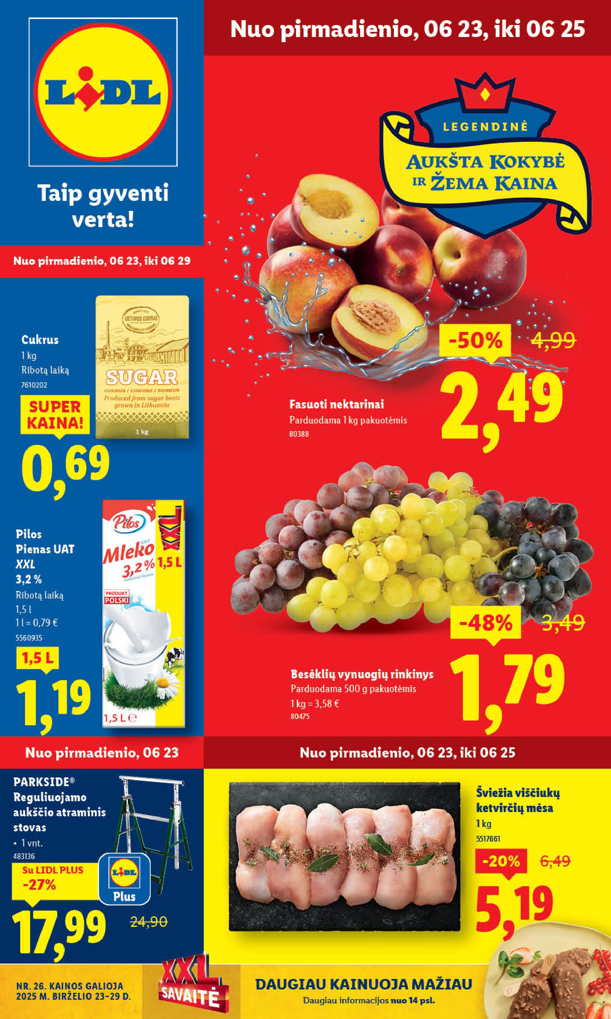 Naujausias LIDL kaininis katalogas 2025.06.23 - 2025.06.29