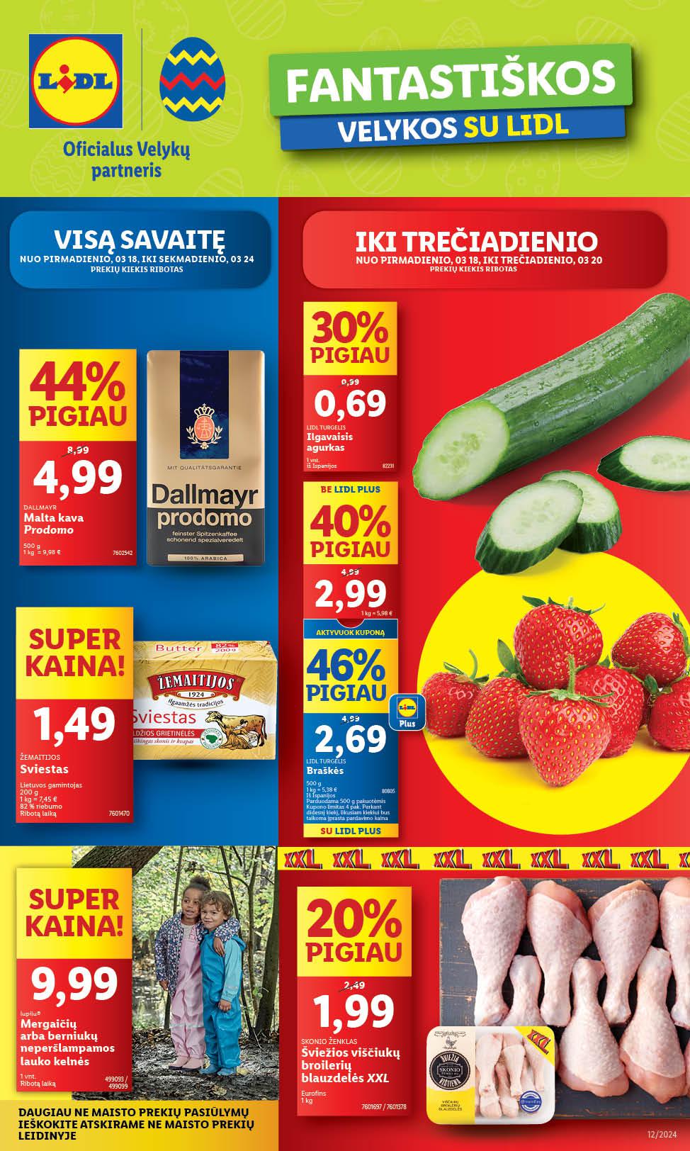 Naujausias LIDL kaininis katalogas 2024.03.18 - 2024.03.24