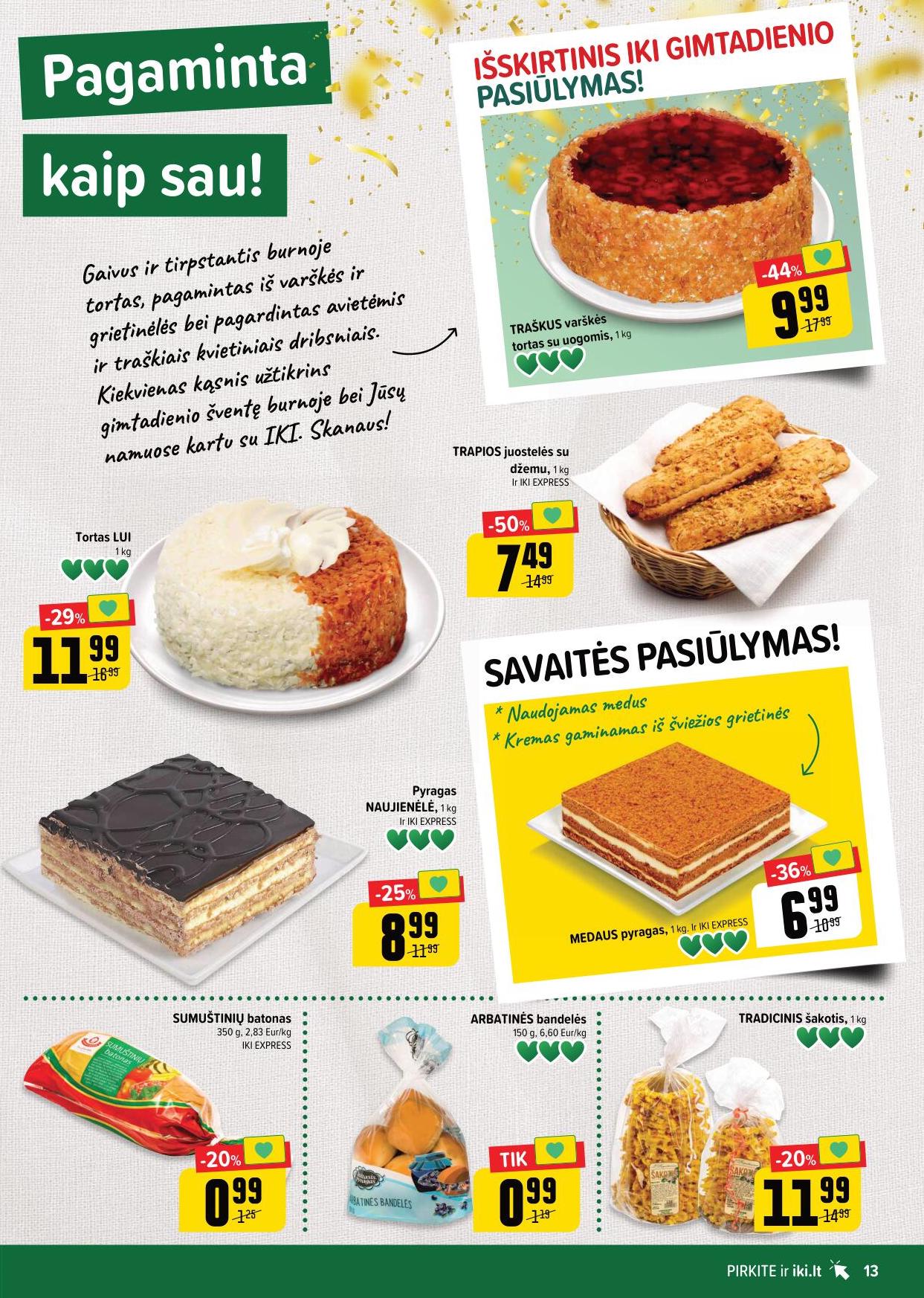 Naujausias IKI kaininis katalogas 2023.10.16 - 2023.10.22