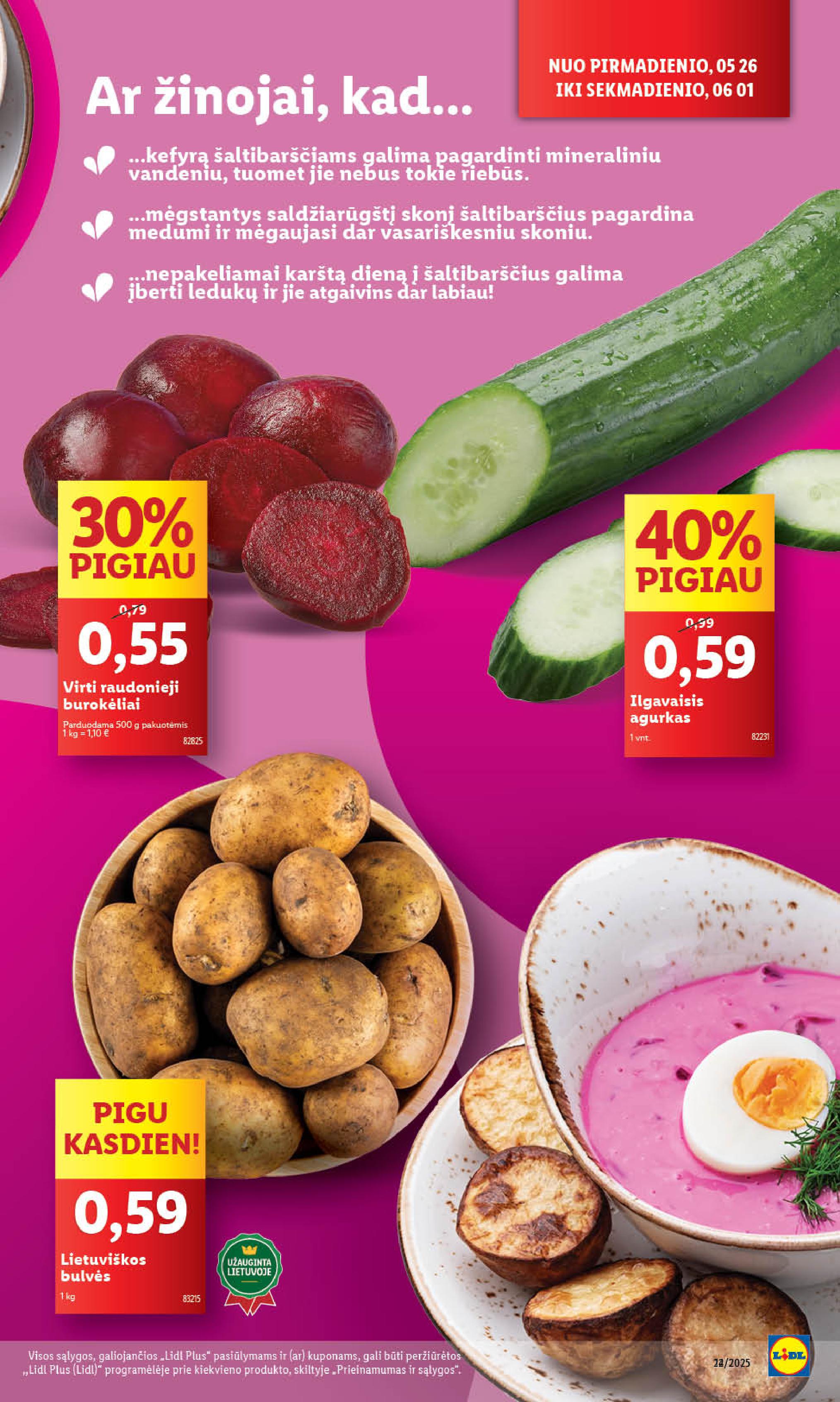 Naujausias LIDL kaininis katalogas 2025.05.26 - 2025.06.01